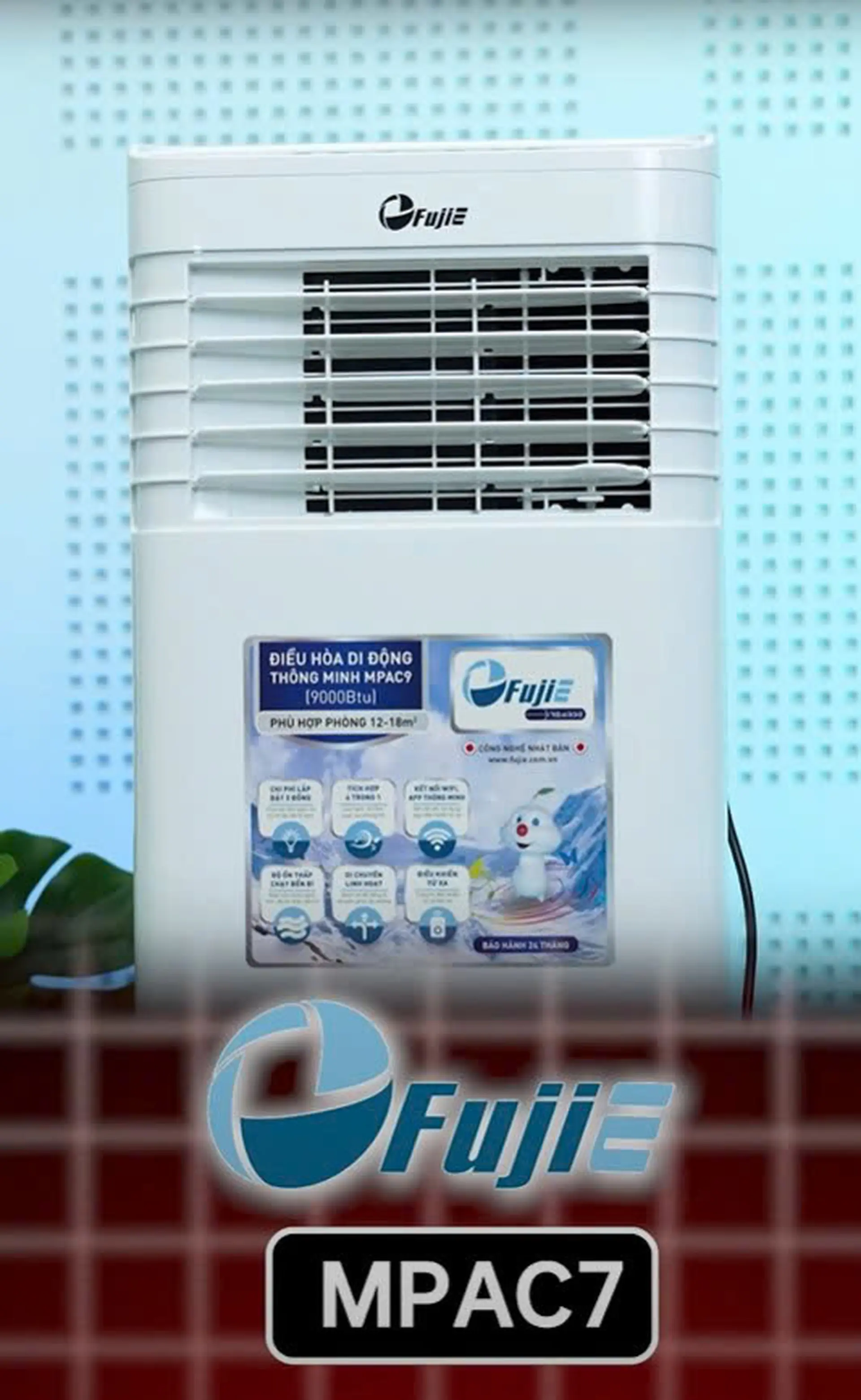 Mùa nóng không còn đáng sợ với máy điều hòa di động thông minh FujiE MPAC7!