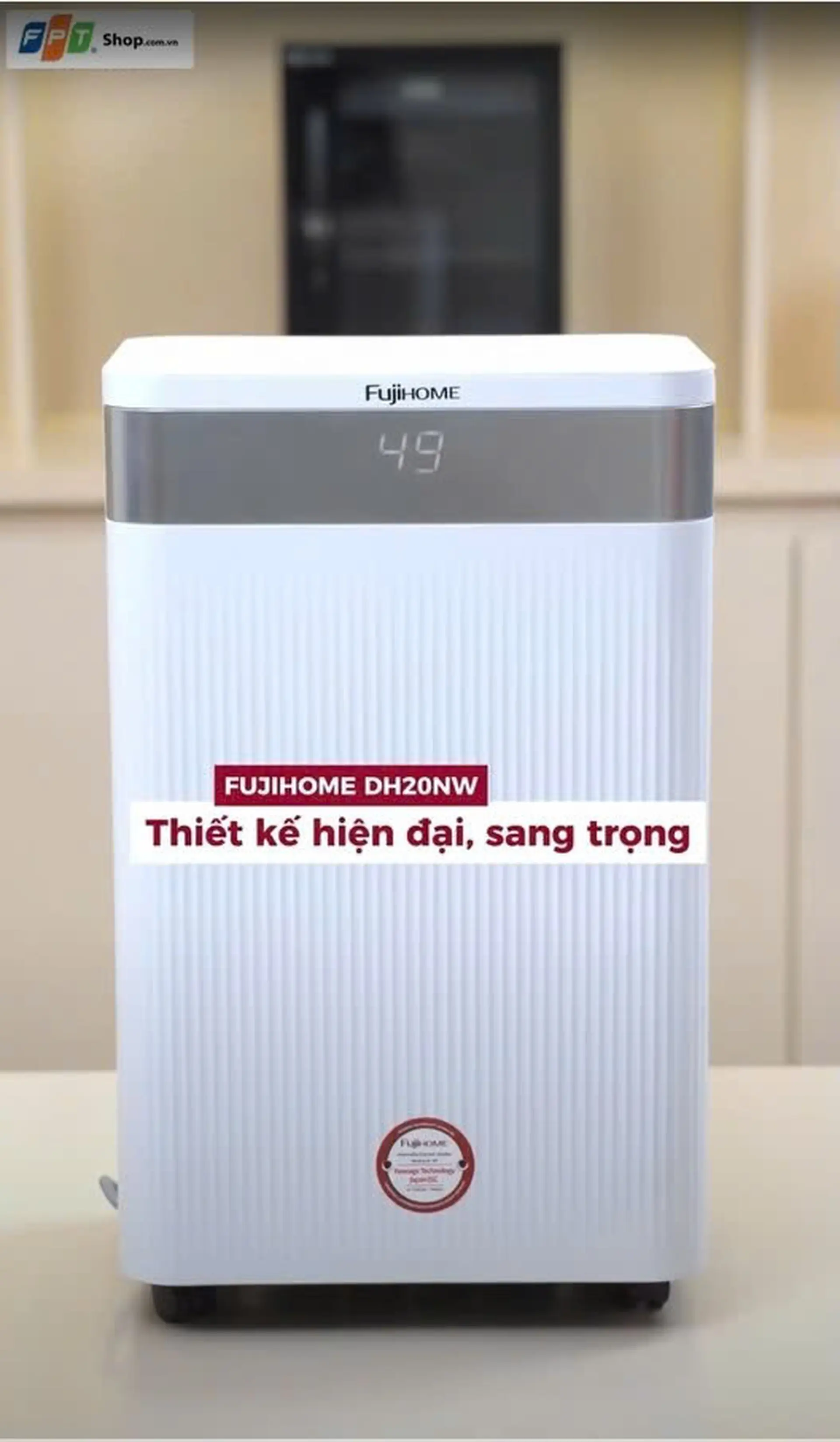 Máy hút ẩm 20 lít Fujihome DH20NW