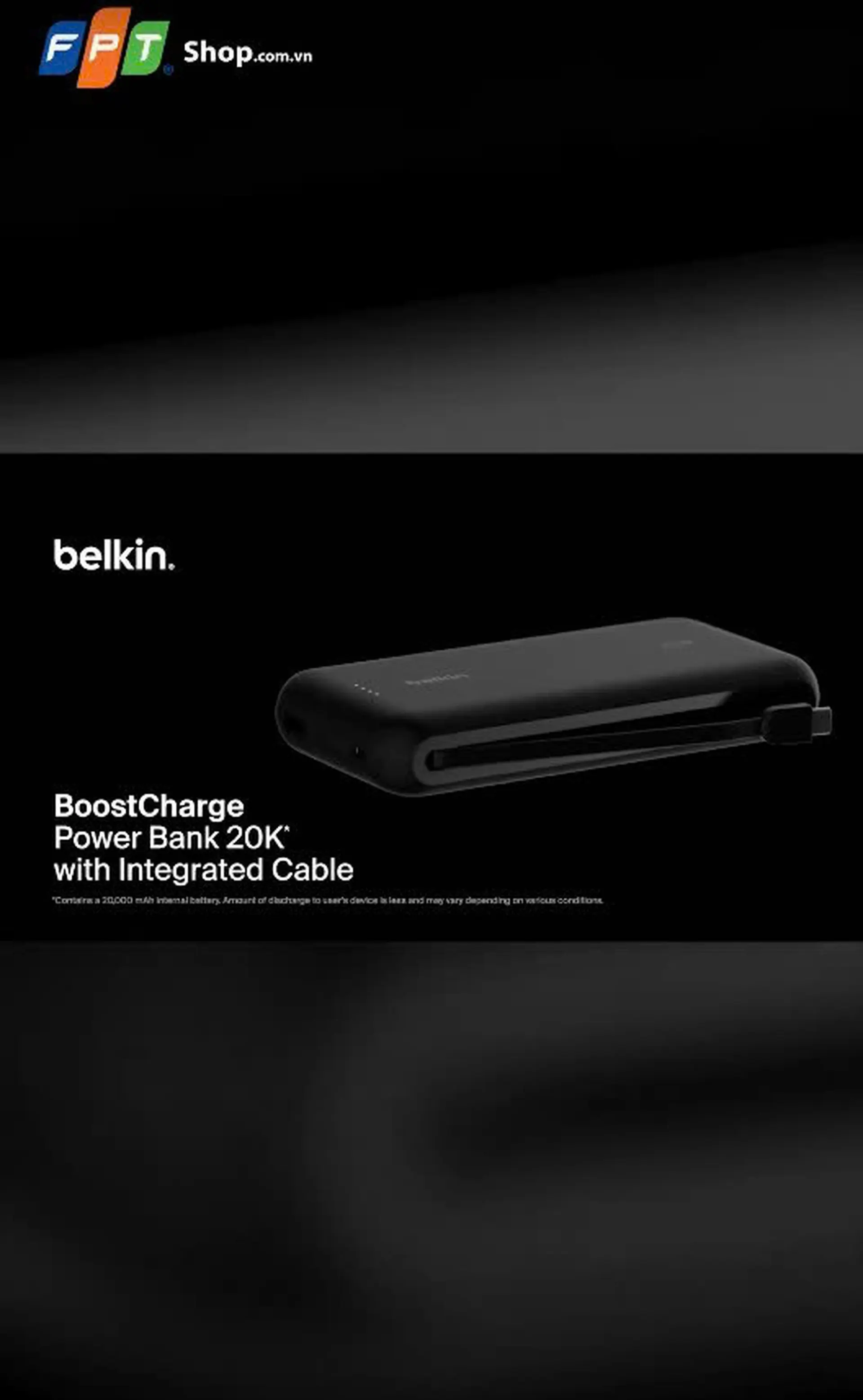 Pin sạc dự phòng 20000mAh Belkin BPB024 30W