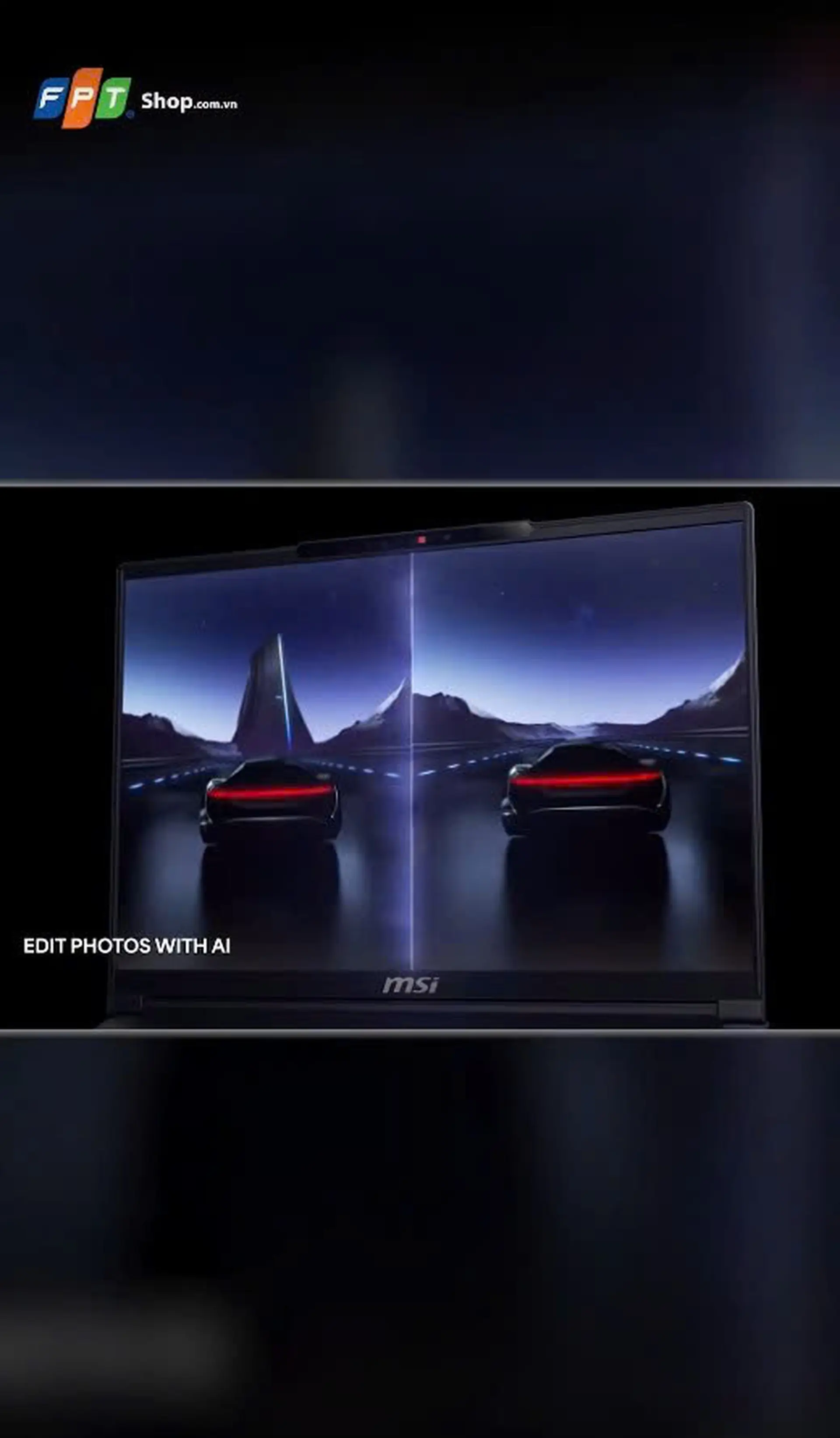 Máy tính xách tay MSI Gaming Stealth A16 AI+