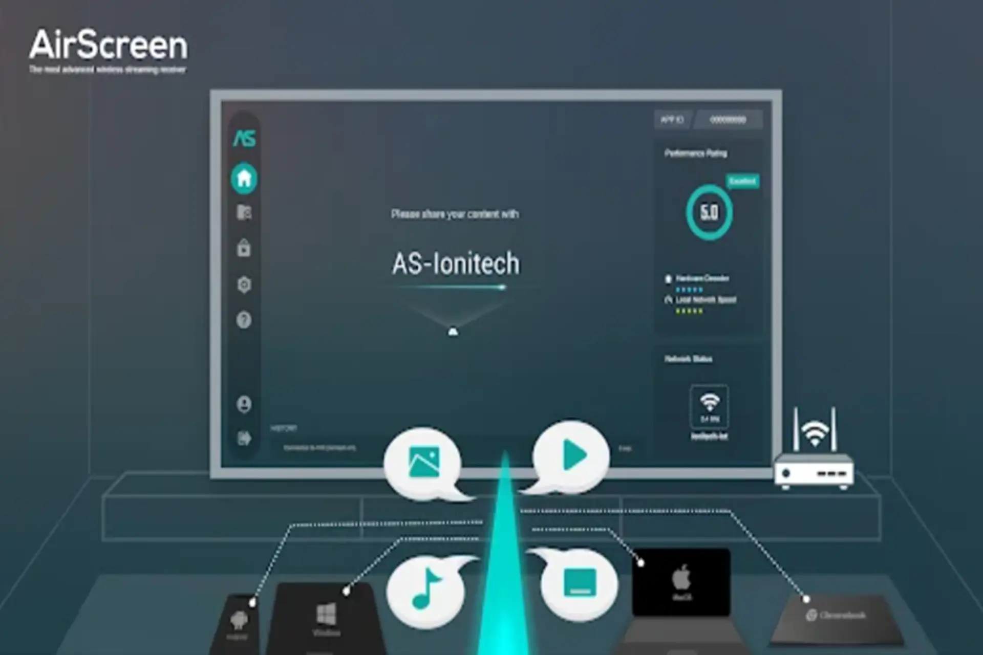 AirScreen - Giải pháp hoàn hảo cho việc chia sẻ màn hình không dây trên mọi thiết bị
