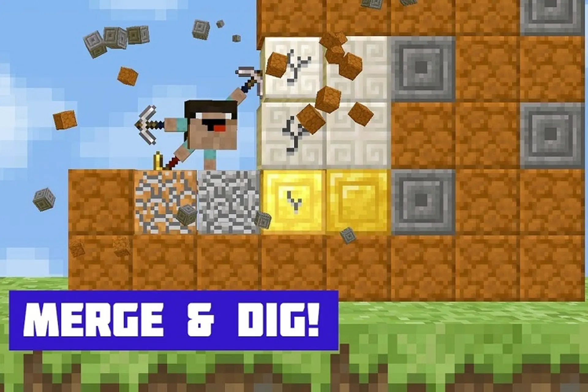 Merge & Dig! - Khám phá ngay những mỏ khoáng sản quý hiếm và trở thành nhà thám hiểm tài ba