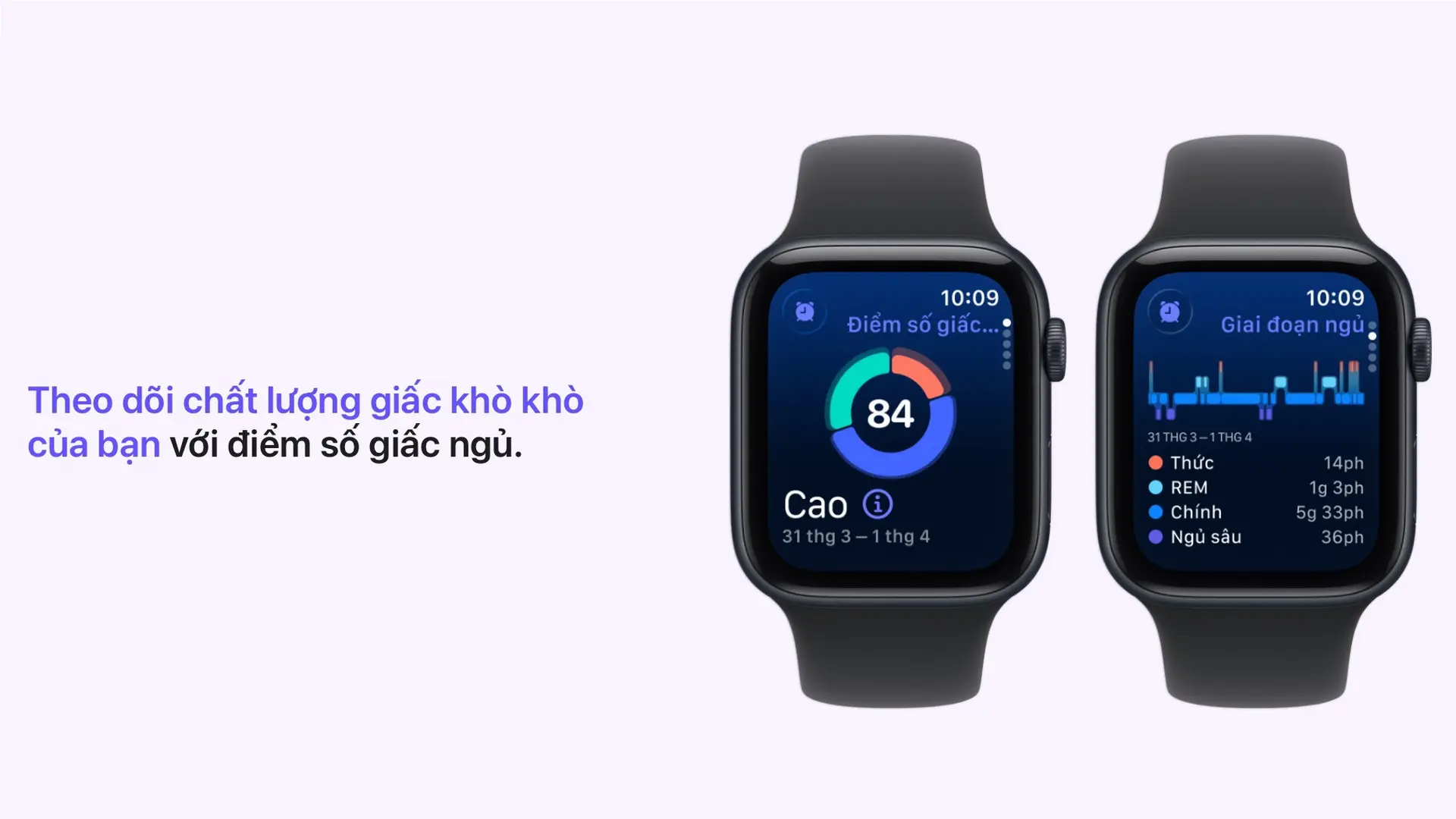 Apple Watch SE 3 GPS 44mm Viền nhôm dây cao su
