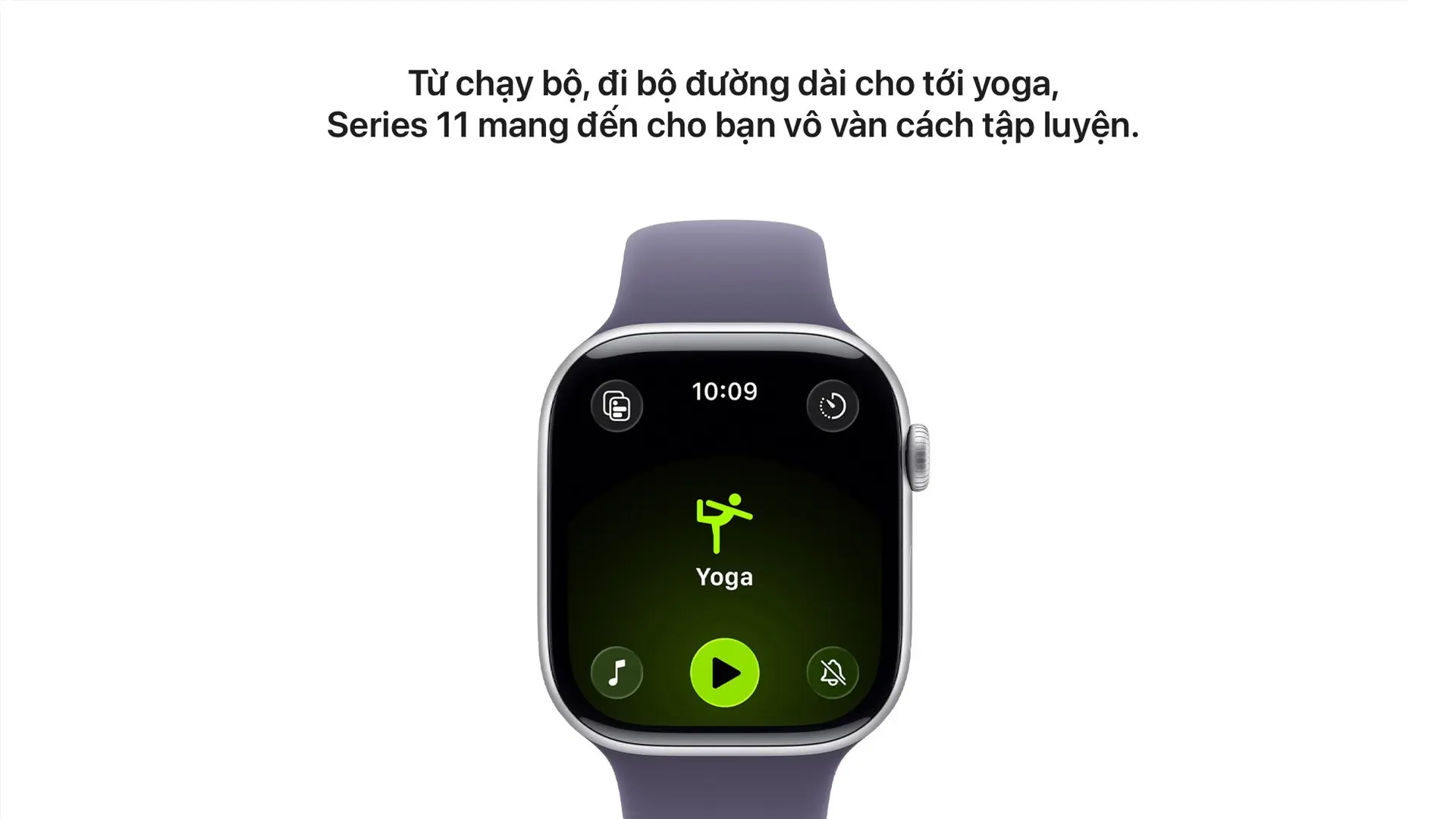 Apple Watch Series 11 GPS 46mm Viền nhôm dây cao su