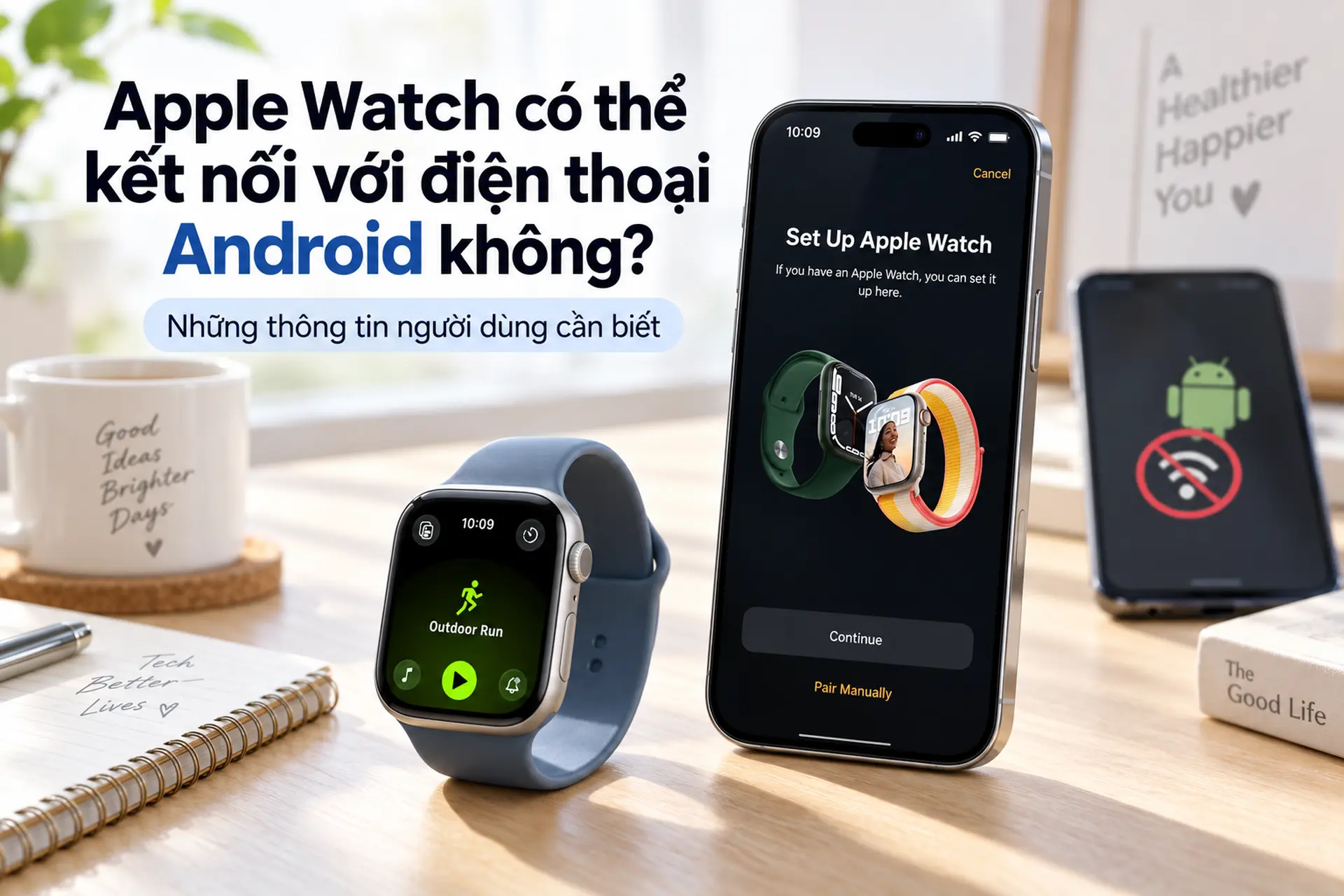 Apple Watch có thể kết nối với điện thoại Android không? Những thông tin người dùng cần biết