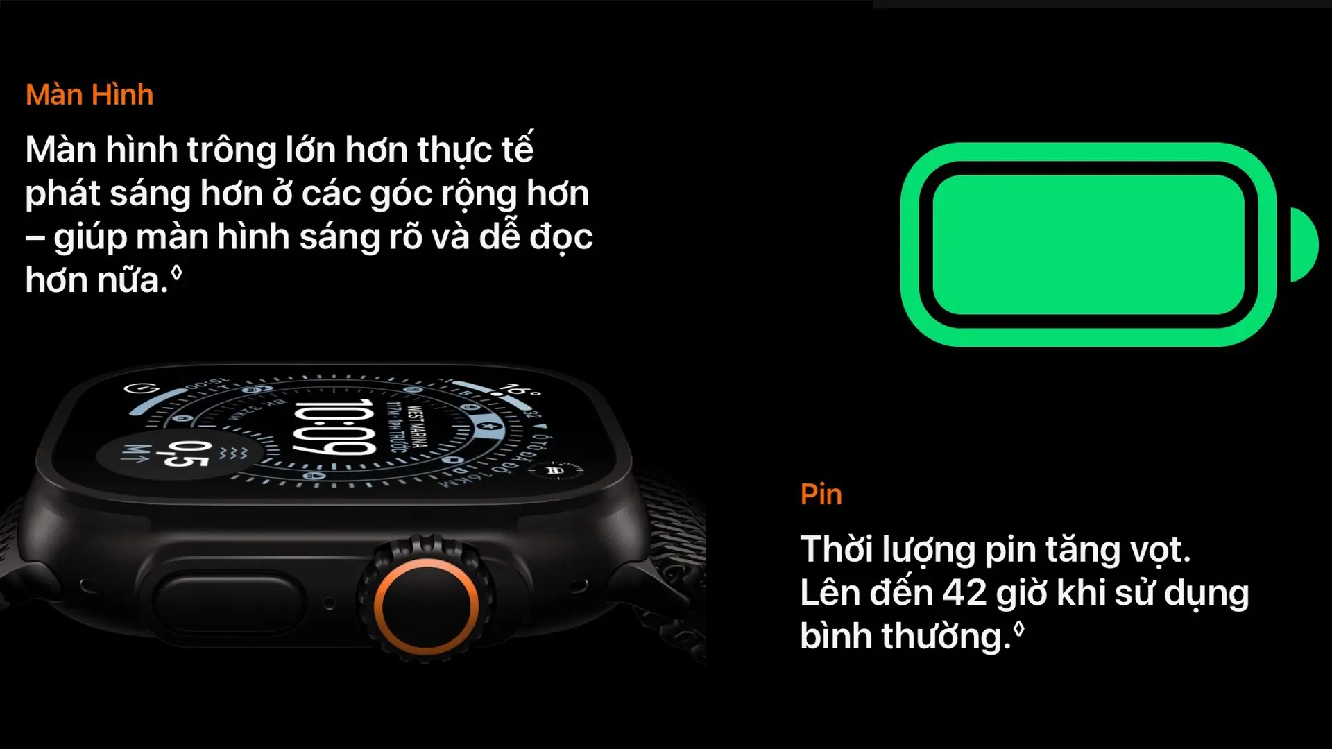 Apple Watch Ultra 3 GPS + Cellular 49mm Viền titan Dây quấn Trail