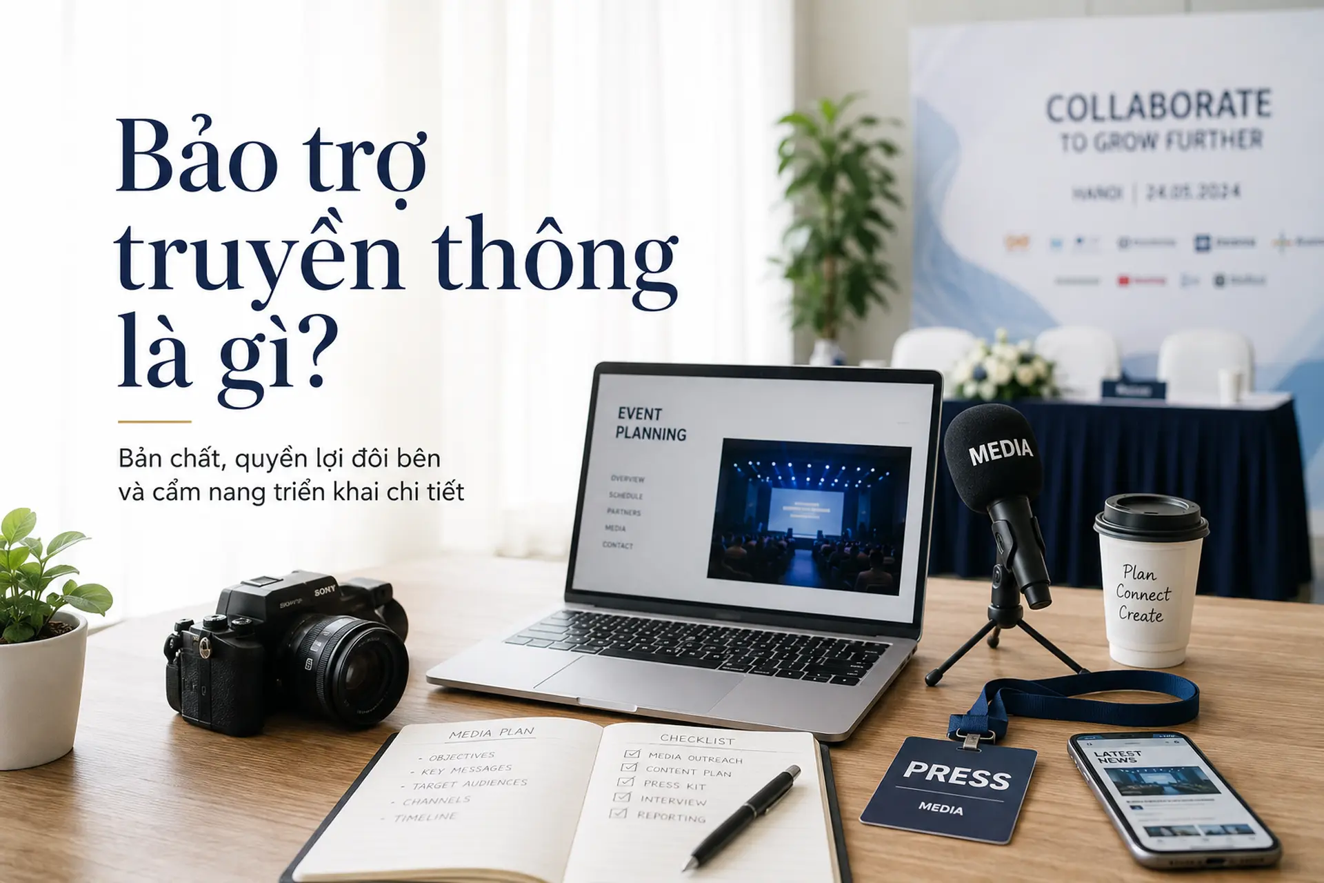 Bảo trợ truyền thông là gì? Bản chất, quyền lợi đôi bên và cẩm nang triển khai chi tiết