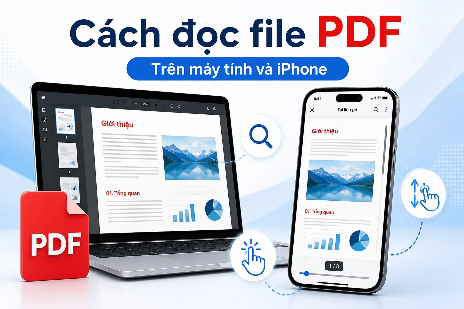 Cách đọc file PDF trên máy tính và iPhone nhanh chóng và siêu đơn giản không mất phí