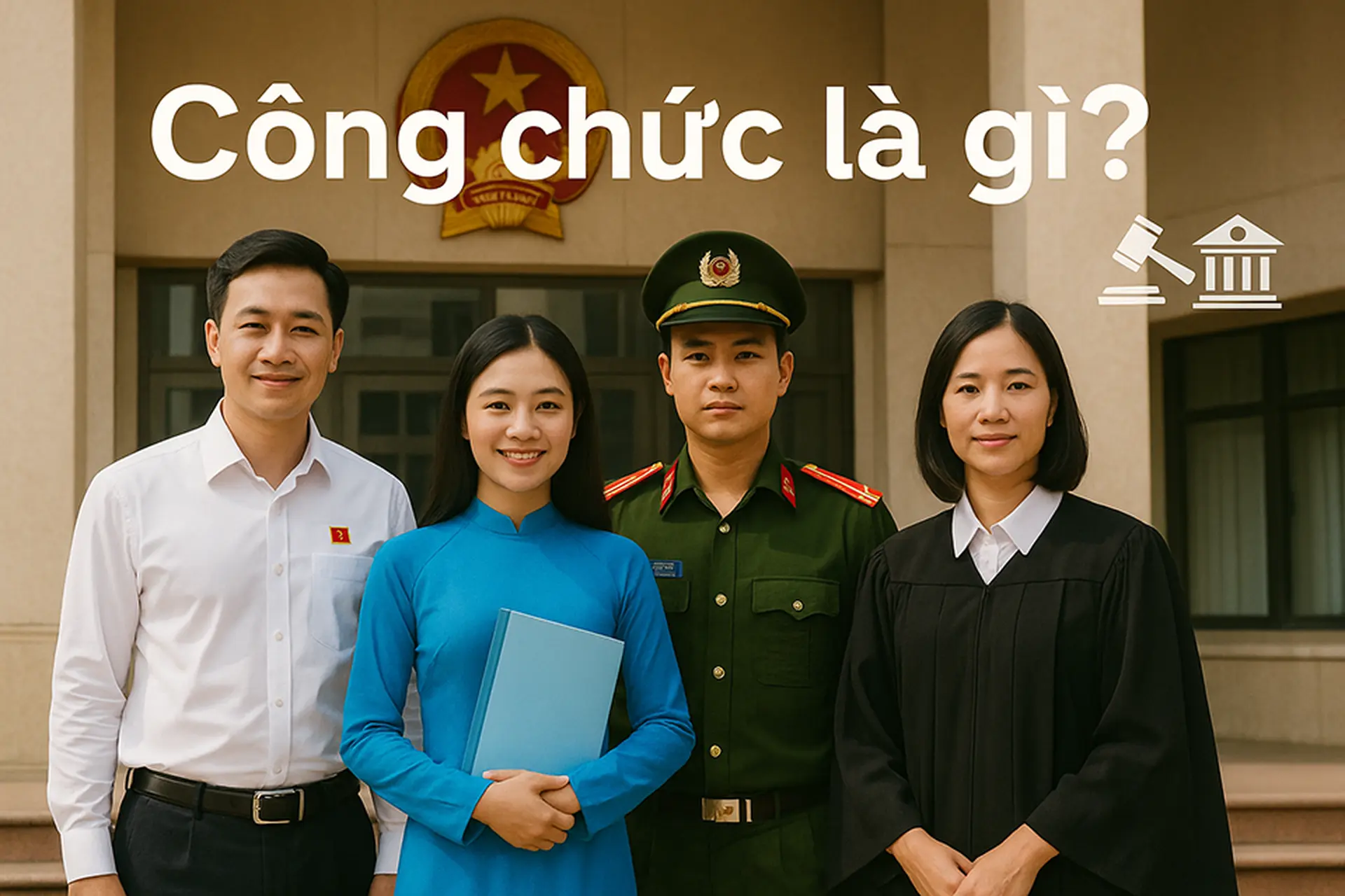 Tìm hiểu chi tiết công chức là gì? Phân biệt rõ ràng giữa cán bộ, công chức và viên chức trong hệ thống quản lý nhà nước