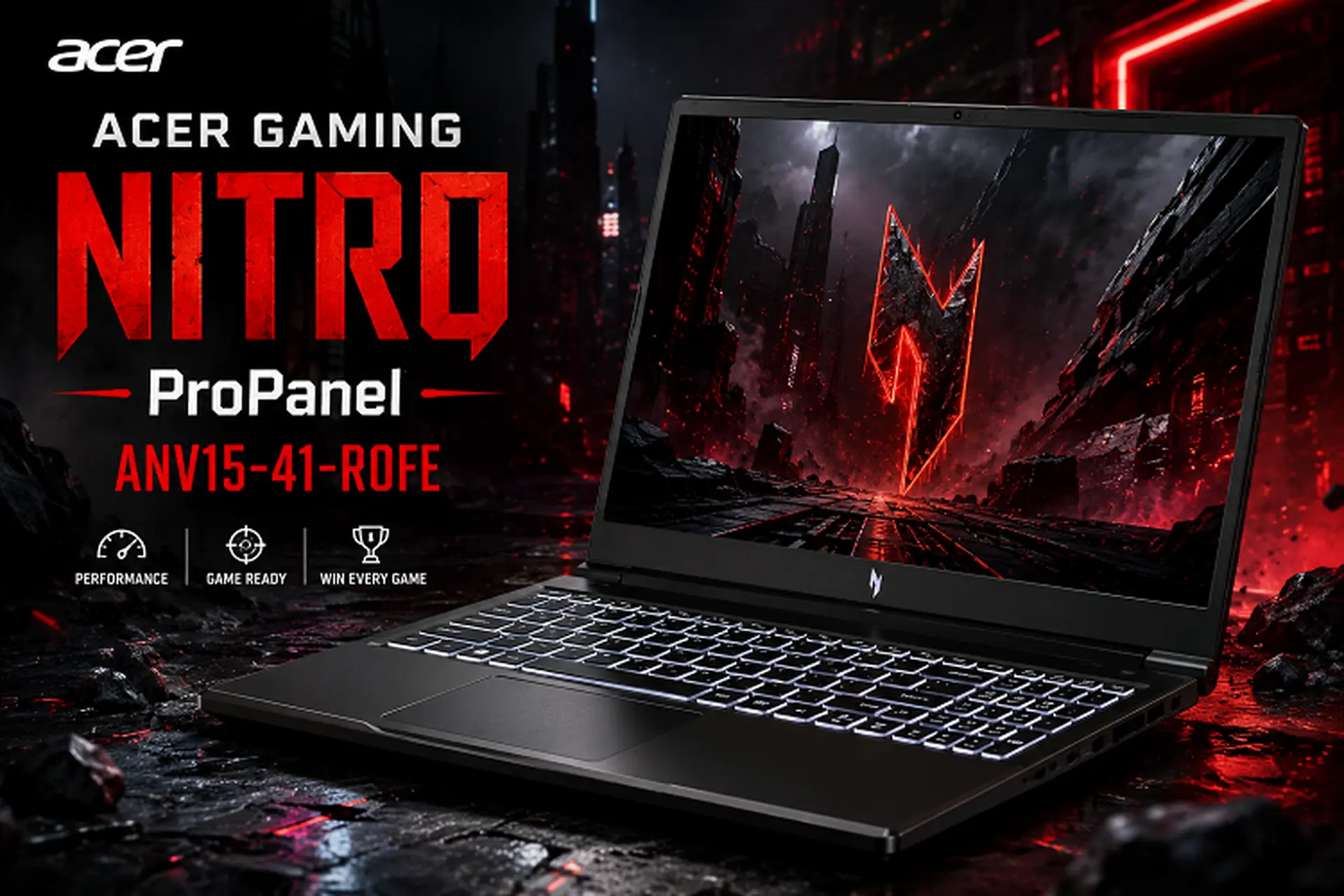 Đánh giá laptop Acer Gaming Nitro ProPanel ANV15-41-R0FE - Siêu phẩm laptop gaming thời thượng