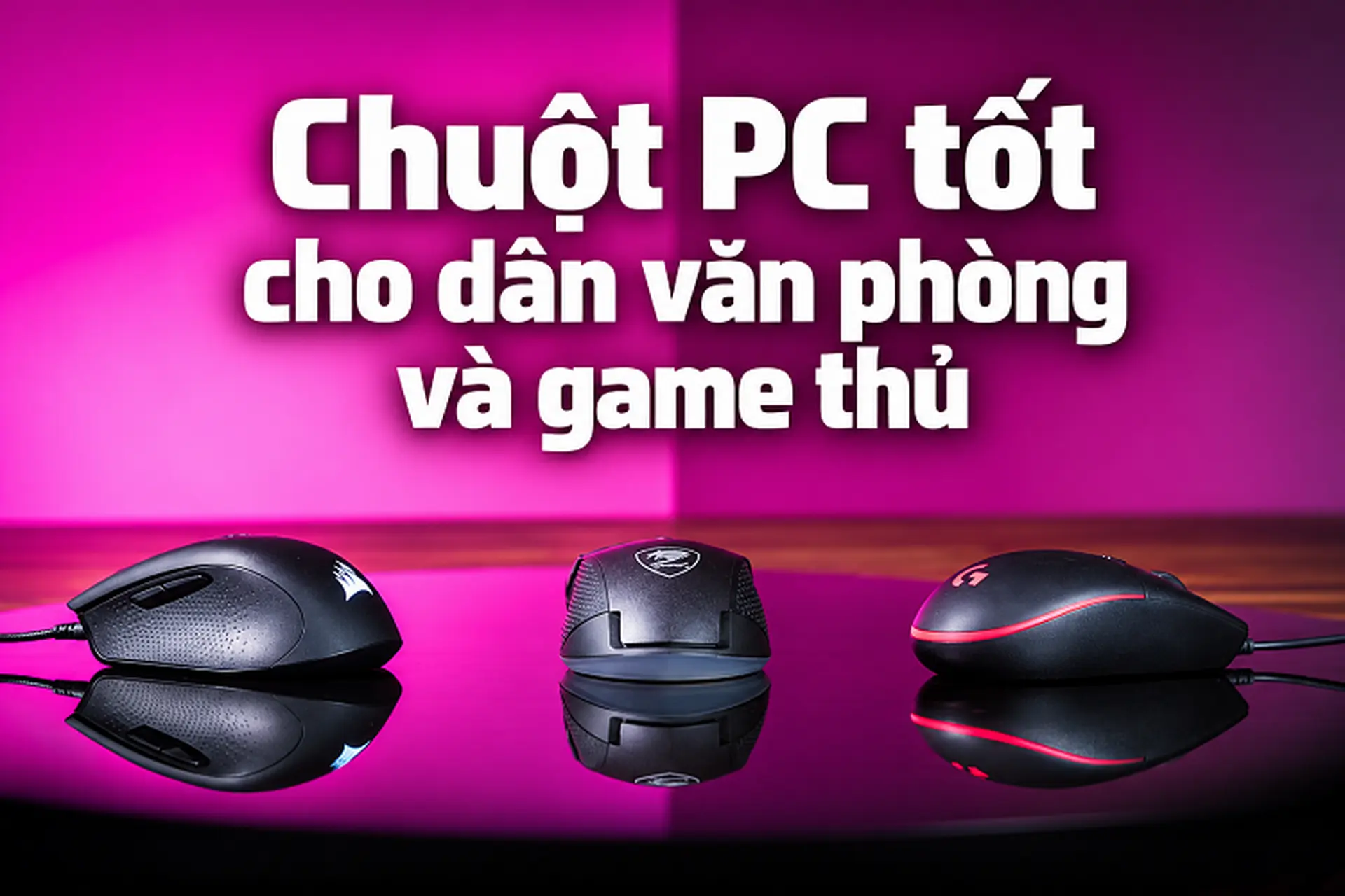 Chuột PC tốt cho dân văn phòng và game thủ - Gợi ý 5 mẫu kèm mức giá và các ưu điểm đáng để cân nhắc