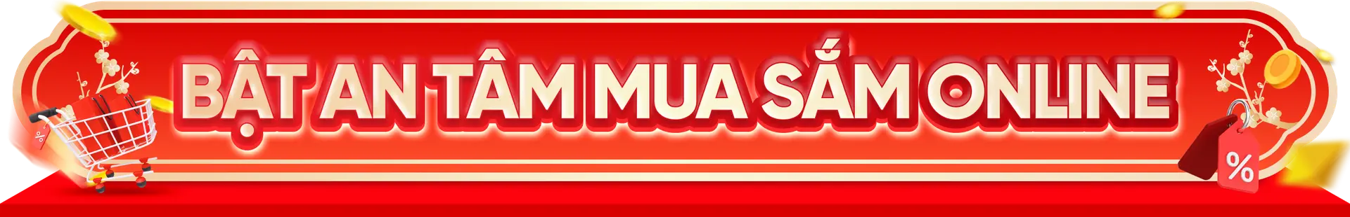Bật an tâm mua sắm Online - Title