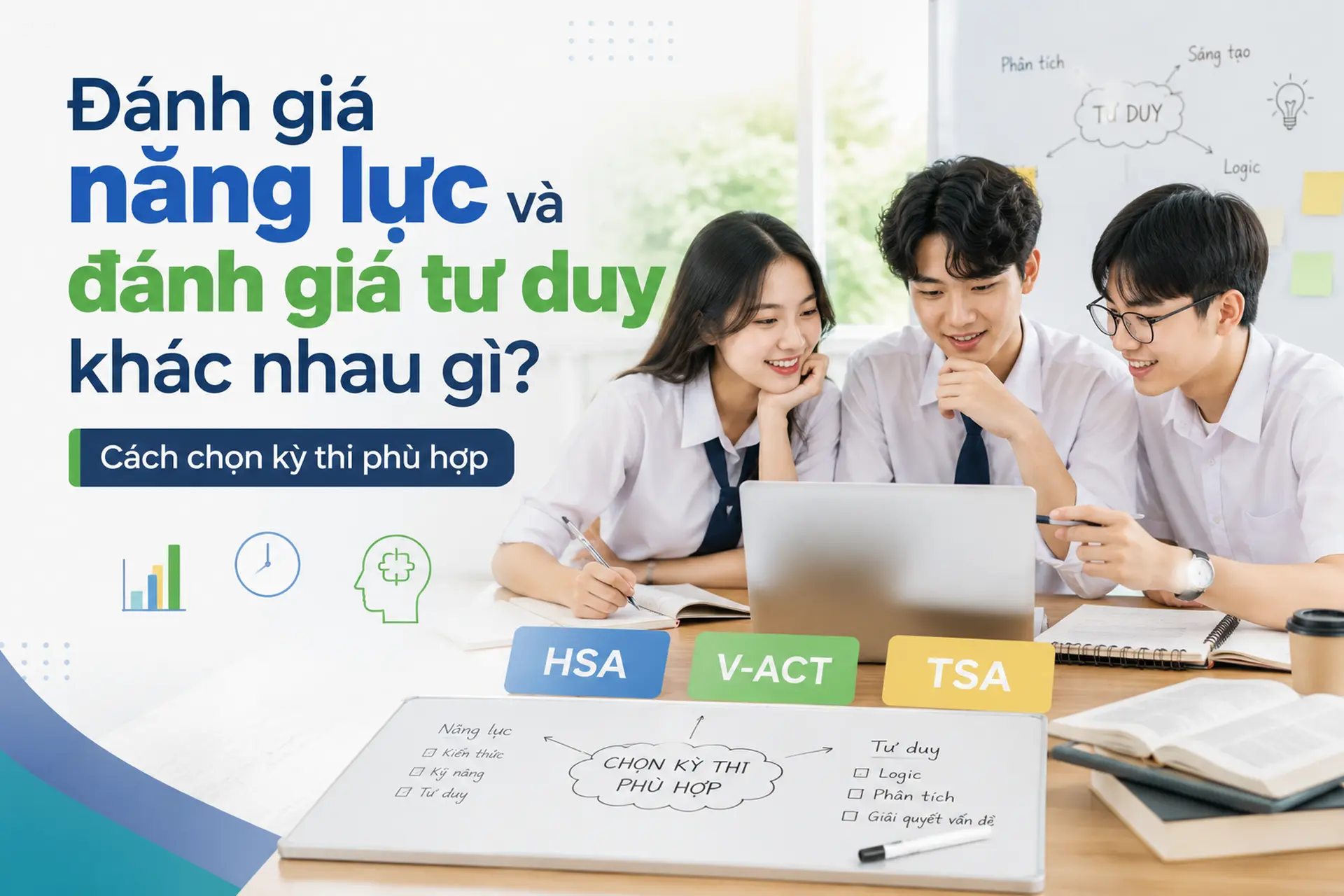 Đánh giá năng lực và đánh giá tư duy khác nhau gì? Cách chọn kỳ thi phù hợp