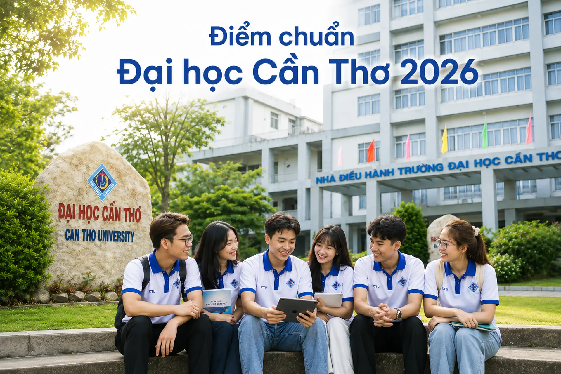 Điểm chuẩn Đại học Cần Thơ 2026 chính thức: Sư phạm Toán dẫn đầu 28,12 điểm