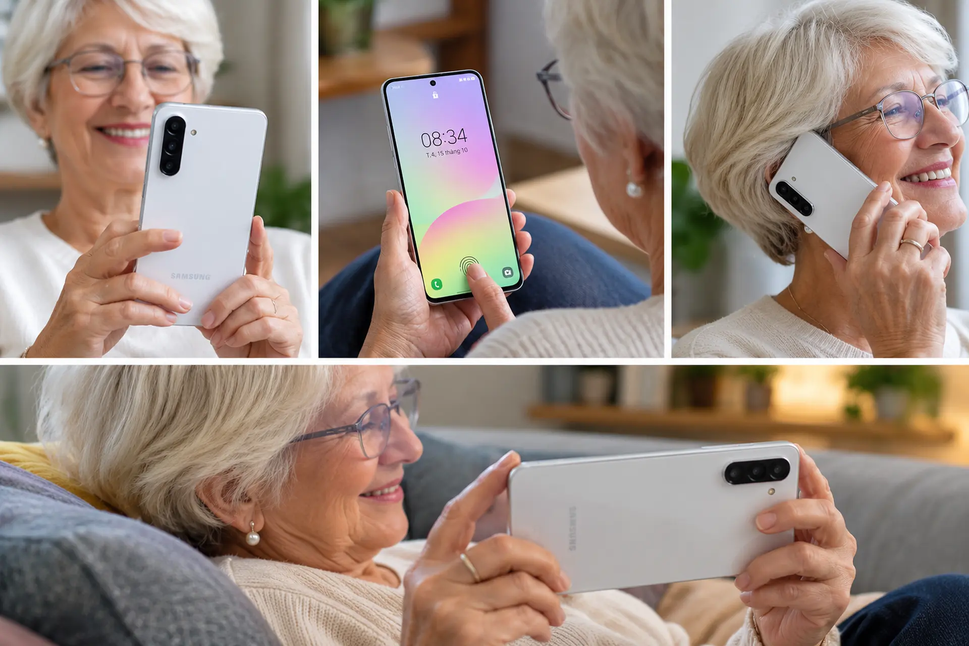 Gợi ý cách chọn điện thoại Samsung cho người già dễ nhìn và bền bỉ