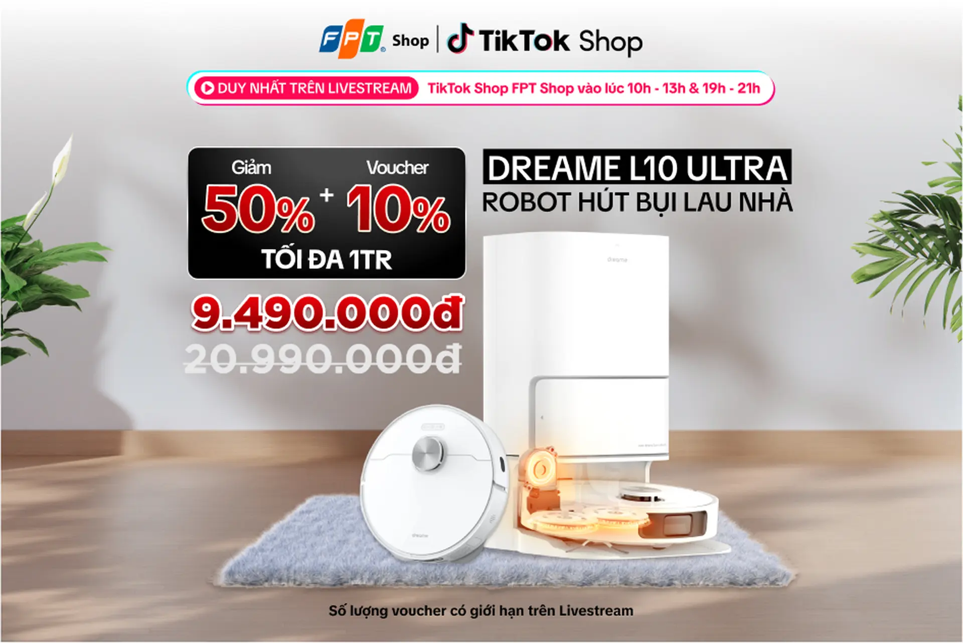 Black Friday: Siêu phẩm Robot hút bụi Dreame L10 Ultra giảm giá sốc tới 11,5 triệu đồng