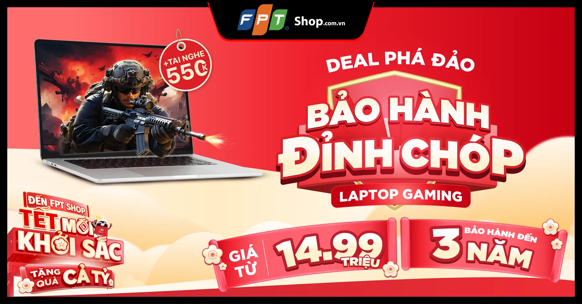 Deal phá đảo - Bảo hành đỉnh chóp: Săn Laptop Gaming/Laptop AI giá siêu hạt dẻ sau Tết!