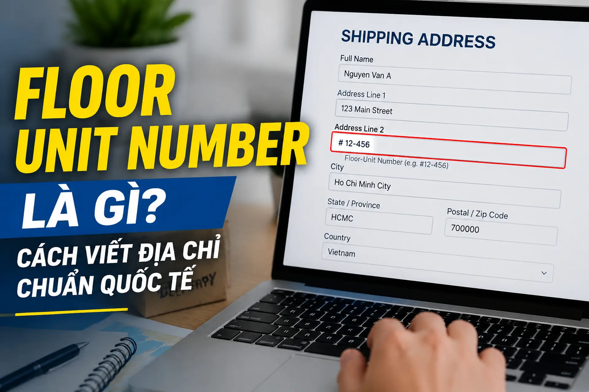 Floor unit number là gì? Cách ghi địa chỉ chuẩn quốc tế và quy tắc viết số tầng, số căn hộ chi tiết