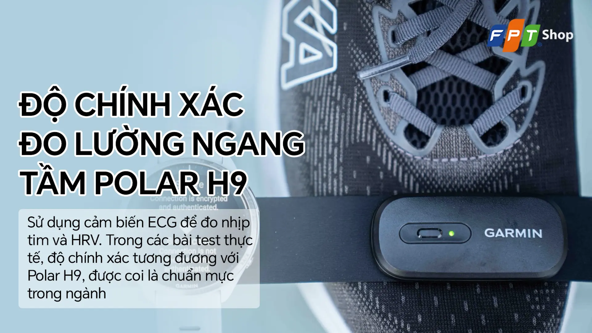 Dây đeo đo nhịp tim Garmin HRM-200 Size M-XL