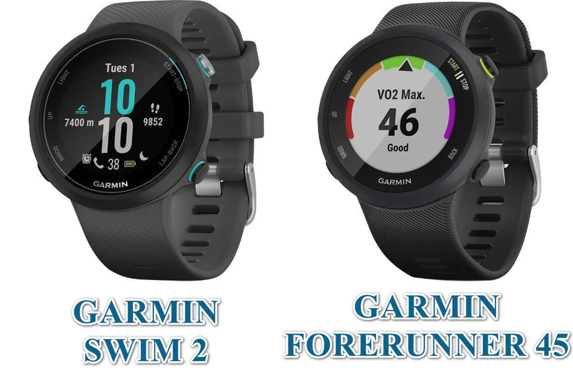 So sánh Garmin Swim 2 với Garmin Forerunner 45: Đâu là lựa chọn hoàn hảo cho dân thể thao?