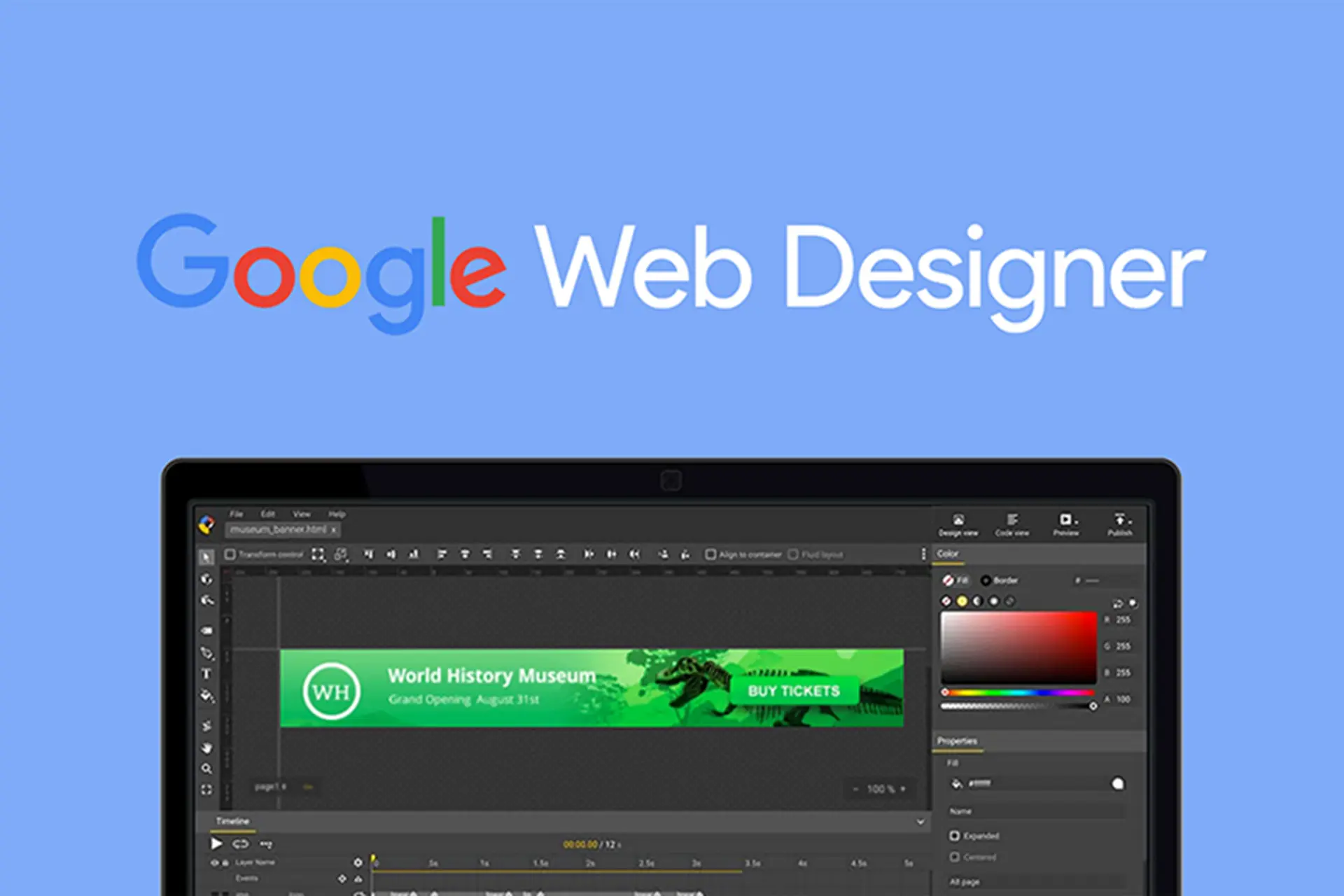 Google Web Designer là gì? Cách sử dụng Google Web Designer hiệu quả để tạo website chuyên nghiệp
