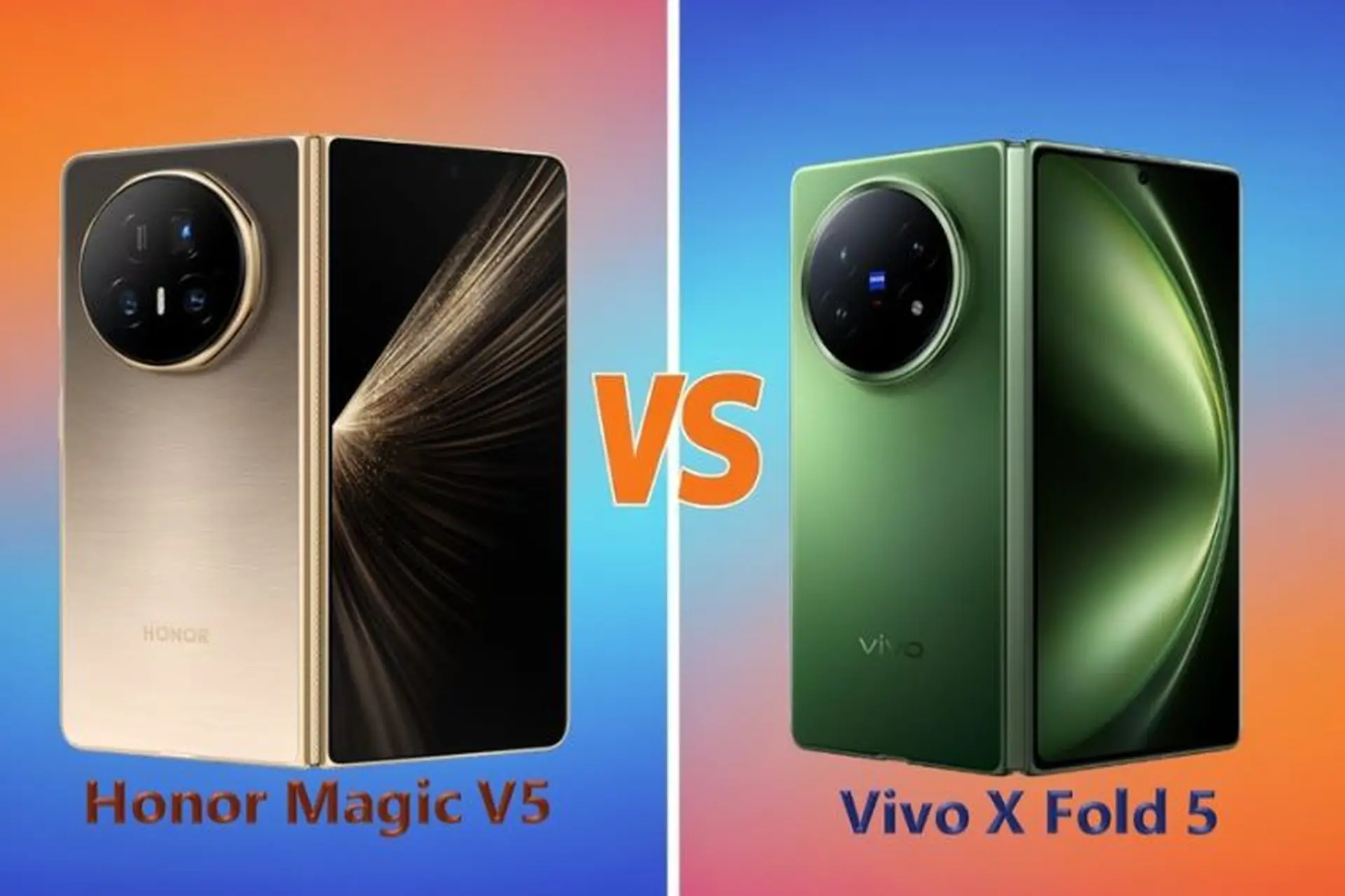 So sánh HONOR Magic V5 vs vivo X Fold 5: Đâu mới là dòng điện thoại "nhỉnh" hơn?