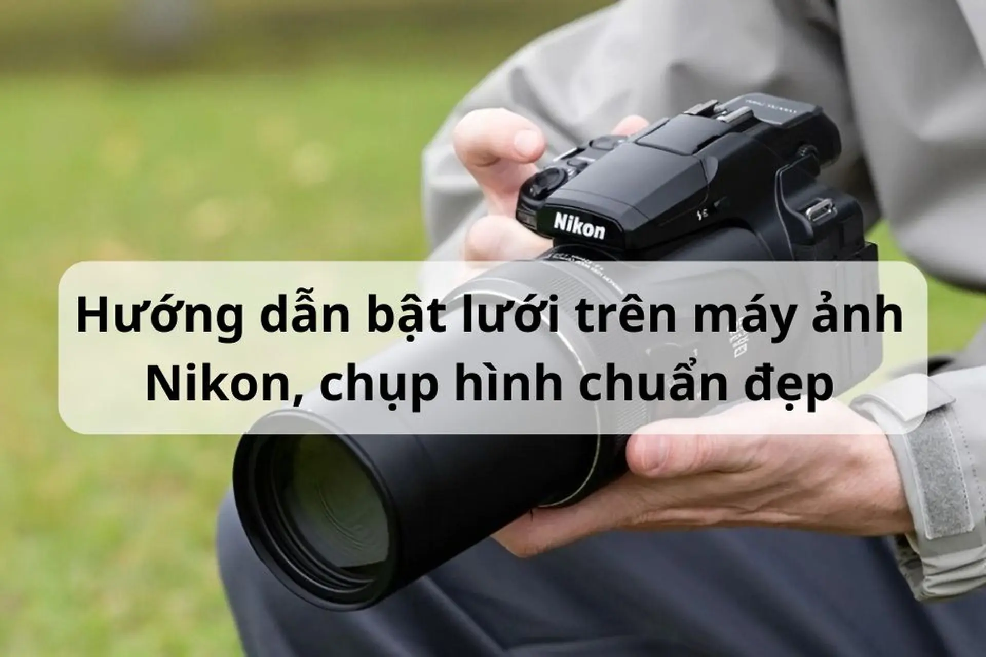 Hướng dẫn bật lưới trên máy ảnh Nikon giúp chụp hình chuẩn đẹp và chuyên nghiệp