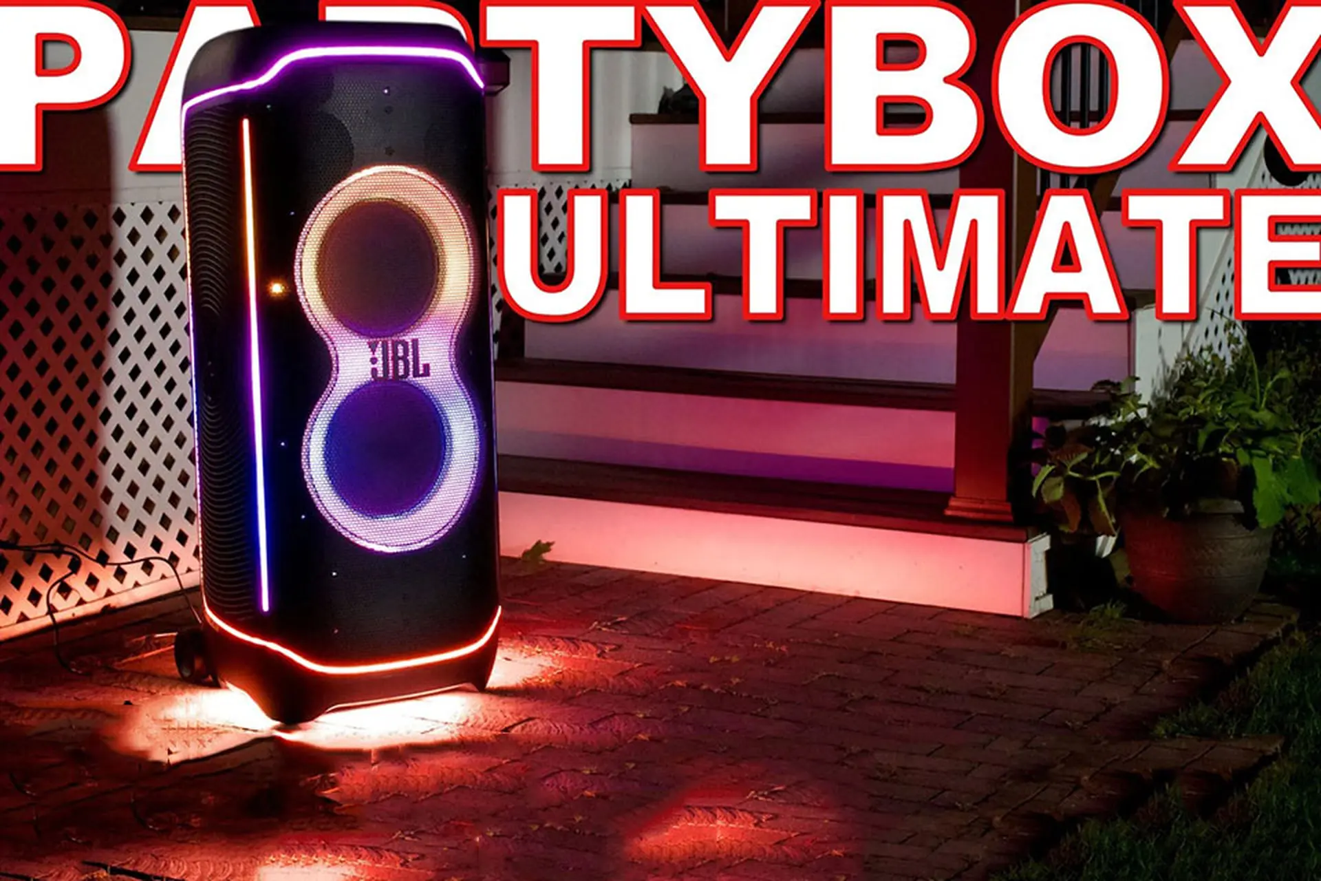 Khám phá JBL PartyBox Ultimate: Loa tiệc công suất khủng với bass cực sâu cho không gian lớn