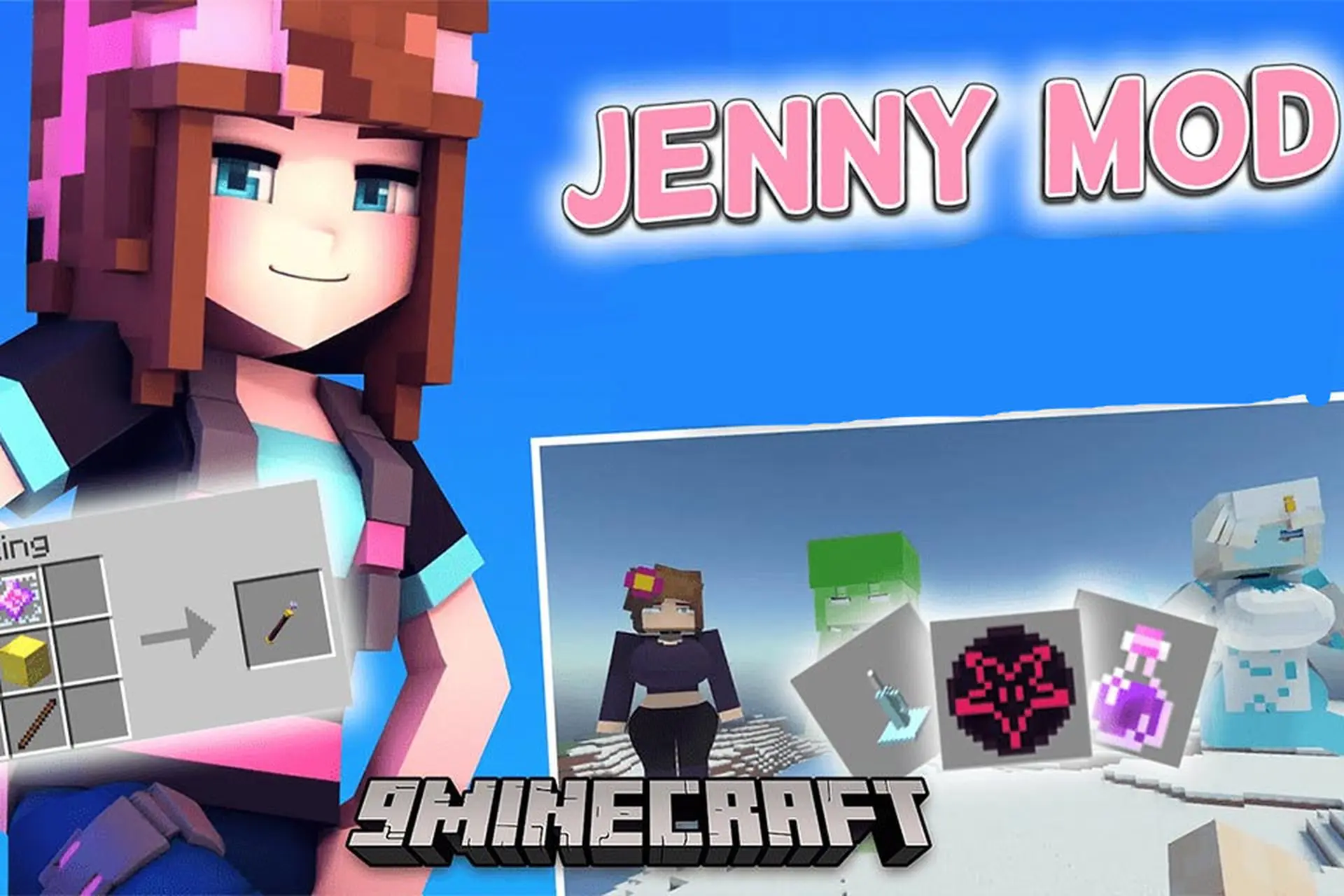 Khám phá Jenny Mod: Cách biến hóa thế giới Minecraft với những tính năng mới mẻ