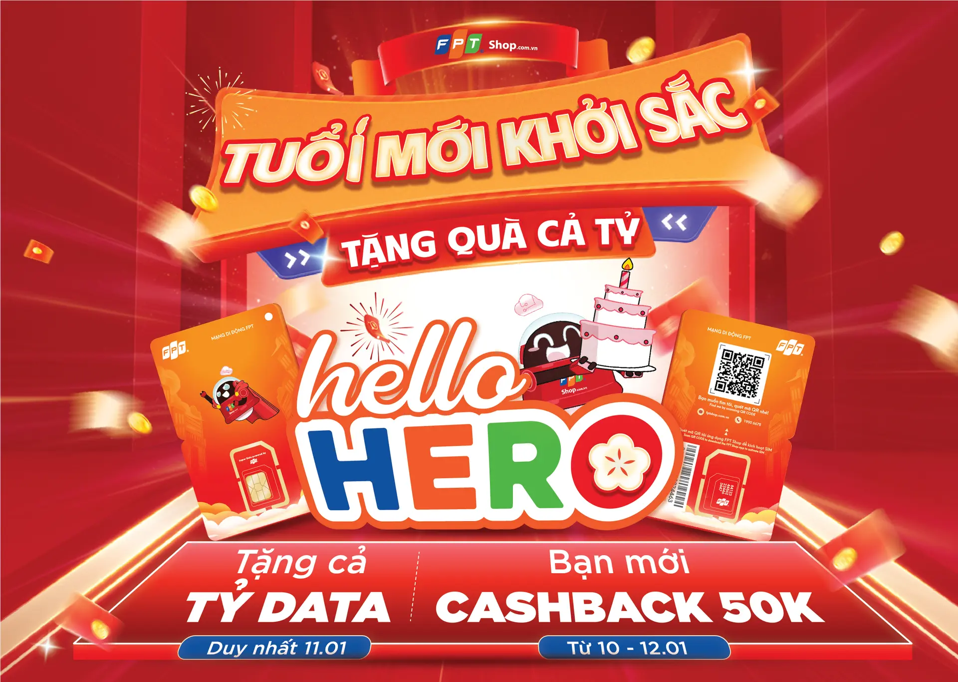 Mạng Di Động FPT: Tuổi Mới Khởi Sắc, Quà Tặng Cả Tỷ