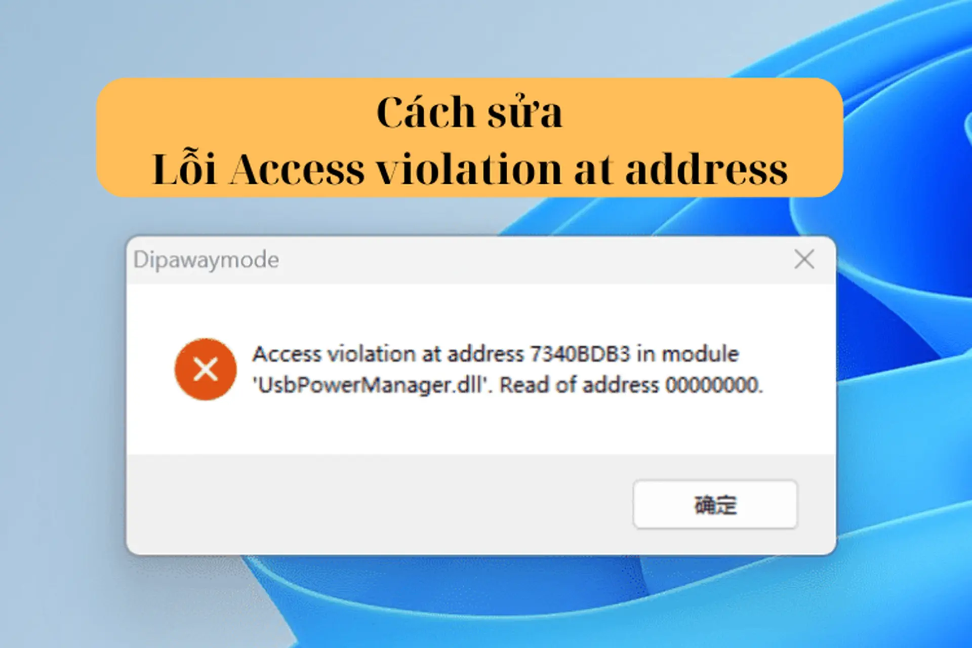 Lỗi Access Violation at Address là gì? Hướng dẫn cách khắc phục hiệu quả chi tiết