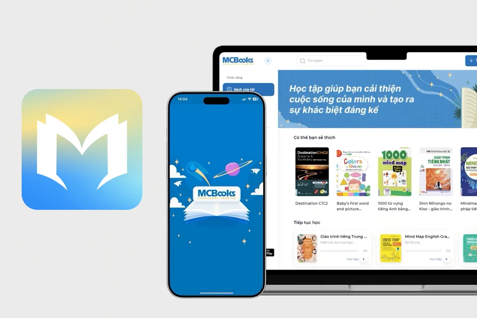 Tìm hiểu MCbooks: Ứng dụng sách ngoại ngữ cho học sinh, sinh viên và người đi