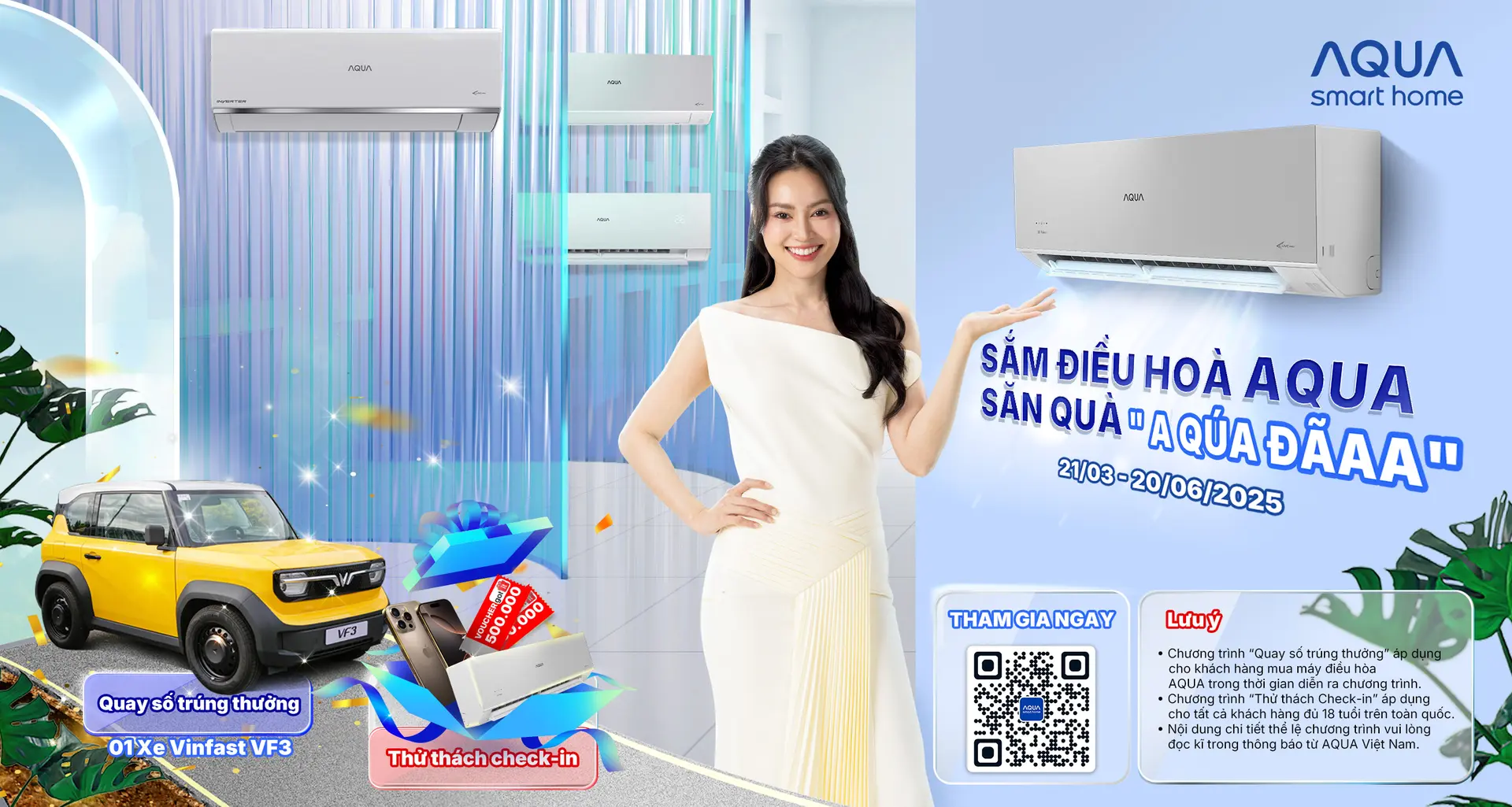 Sắm điều hòa AQUA săn quà “A quá đãaa” cùng FPT Shop