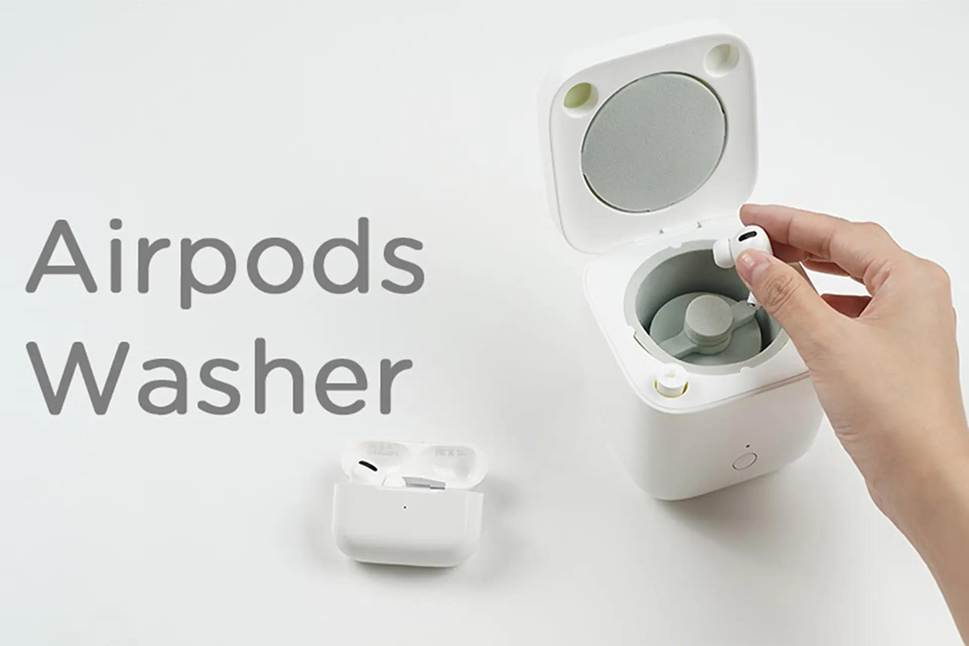 Máy giặt AirPods - Thiết bị thông minh giúp vệ sinh tai nghe không dây hiệu quả trong vài phút