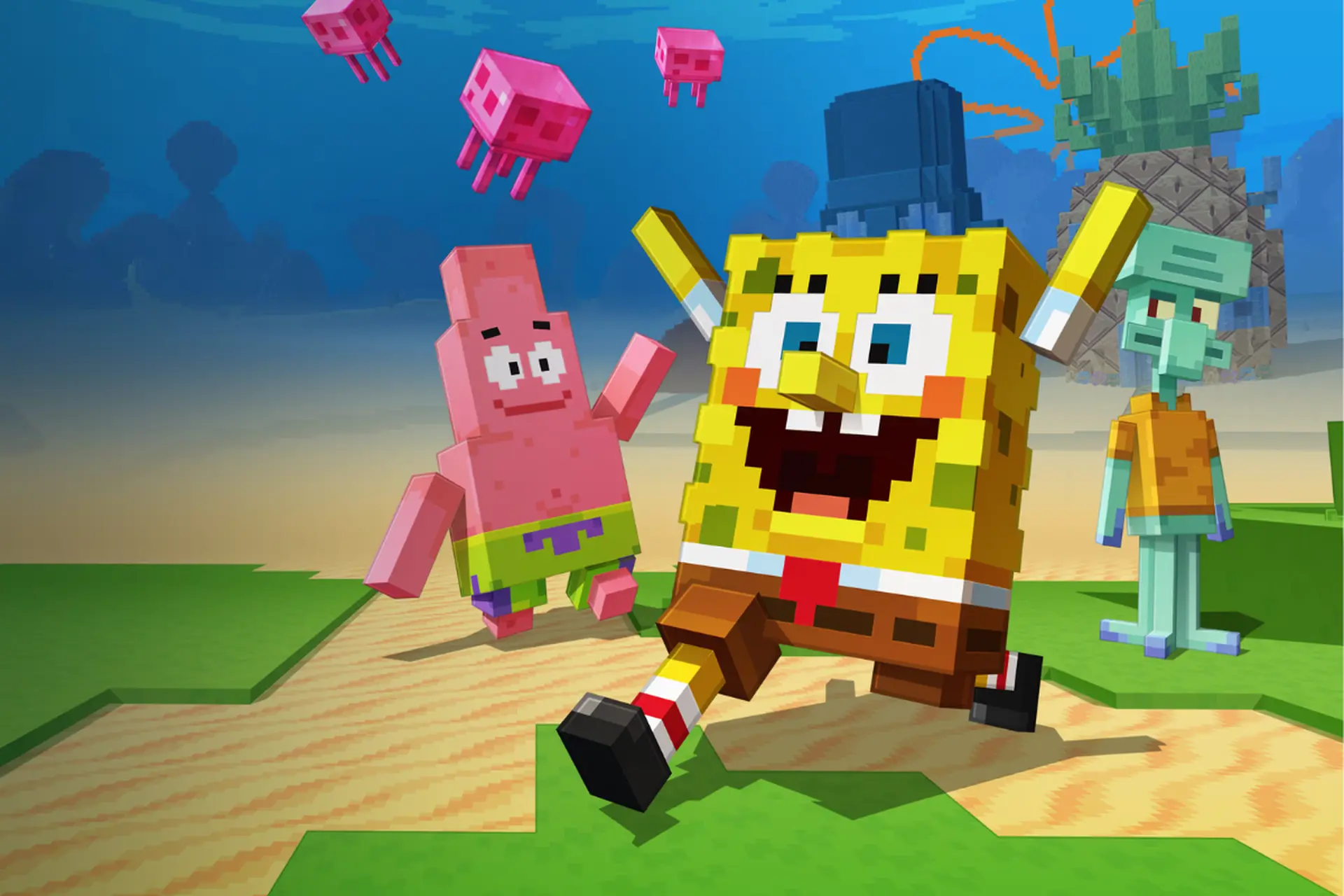 Minecraft x SpongeBob DLC có gì mới? Bản DLC dành cho cả người chơi mới lẫn fan lâu năm