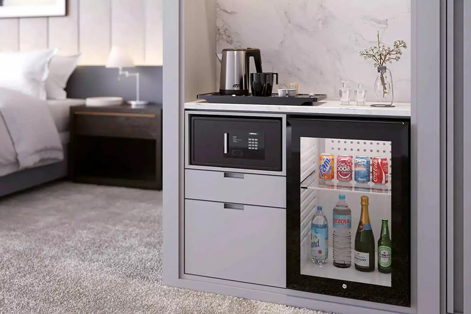 Minibar là gì? Tìm hiểu về tủ lạnh mini trong khách sạn và những điều cần biết