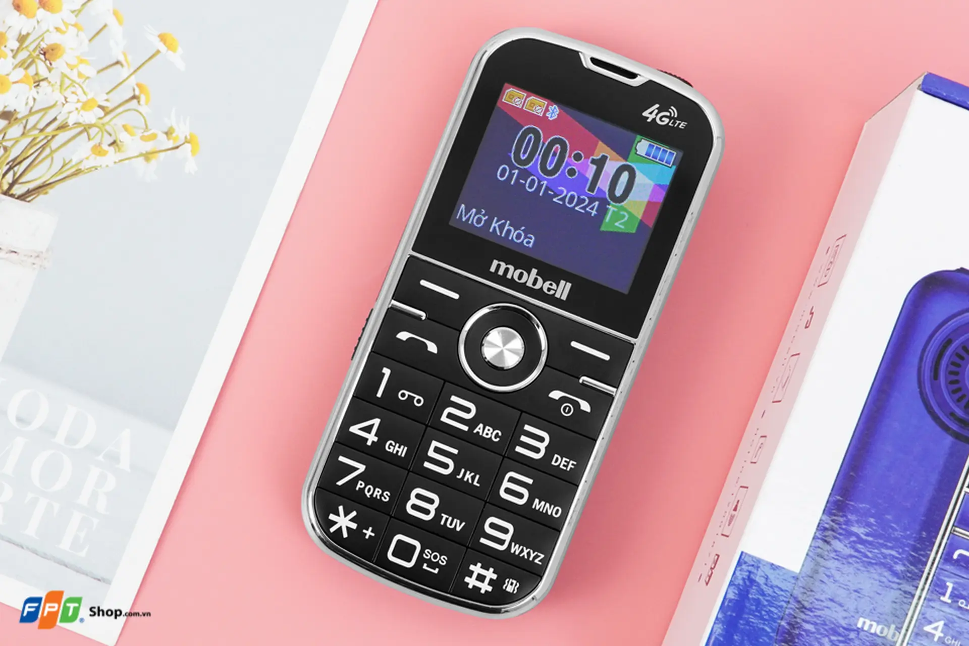 Điện thoại Mobell F209 4G chính hãng, giá rẻ