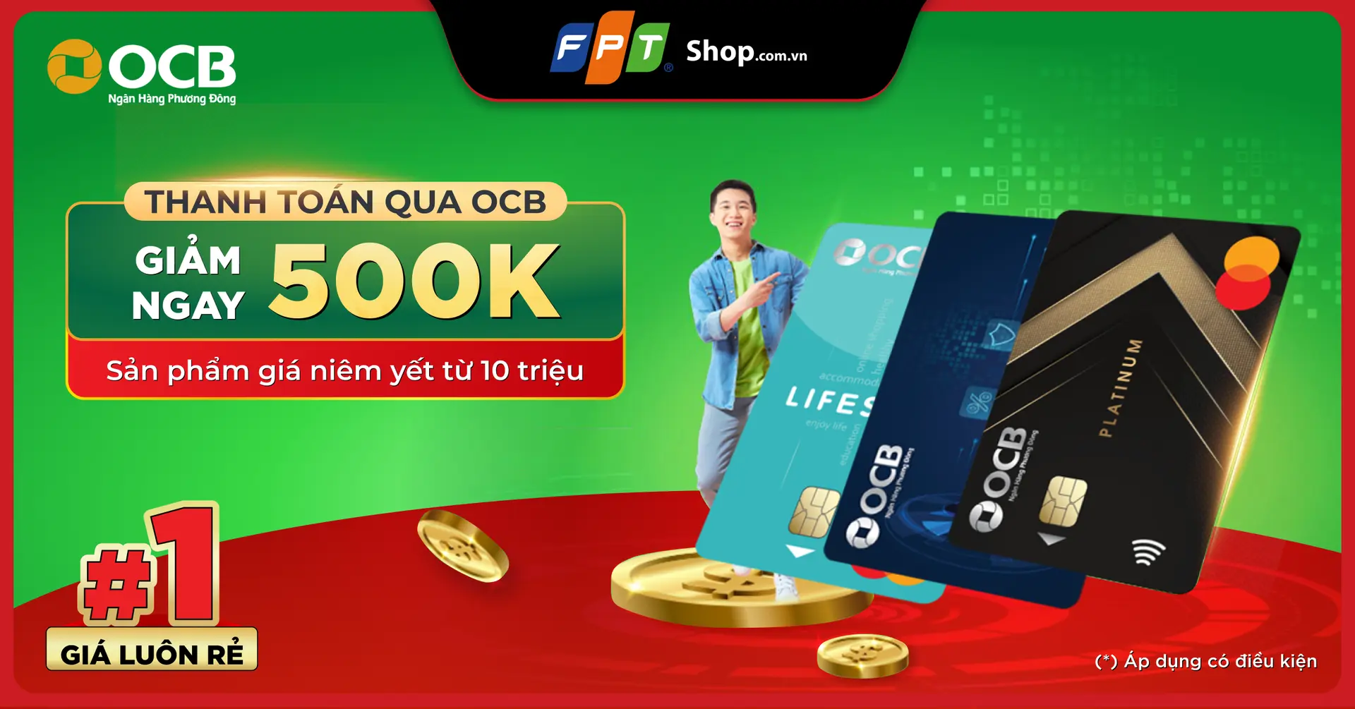 Giảm Ngay 500.000đ Khi Thanh Toán Bằng Thẻ Tín Dụng OCB