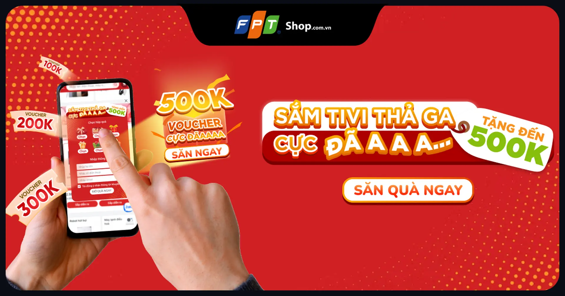 [MINIGAME] SẮM TIVI THẢ GA – VOUCHER CỰC ĐÃ ĐẾN 500K