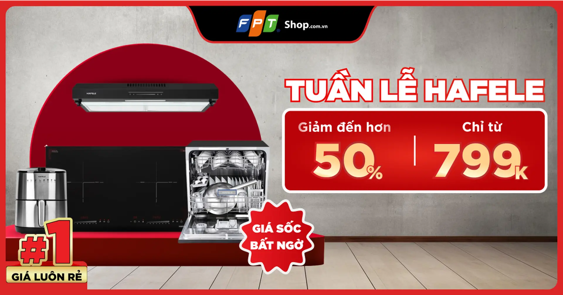Tuần Lễ Hafele: Cơ hội sở hữu sản phẩm Châu Âu chất lượng với giá giảm cực sâu.