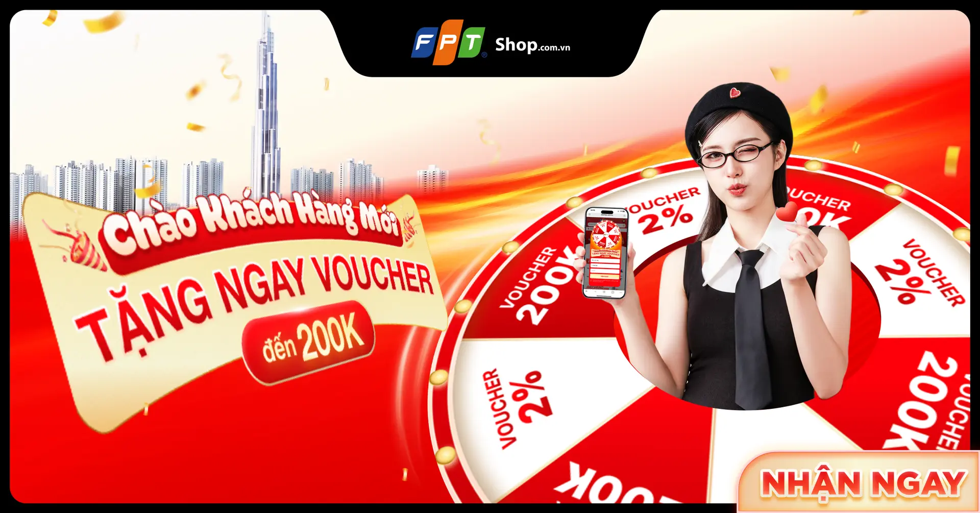 [Minigame] Chào Khách Hàng Mới - Trúng voucher đến 200K