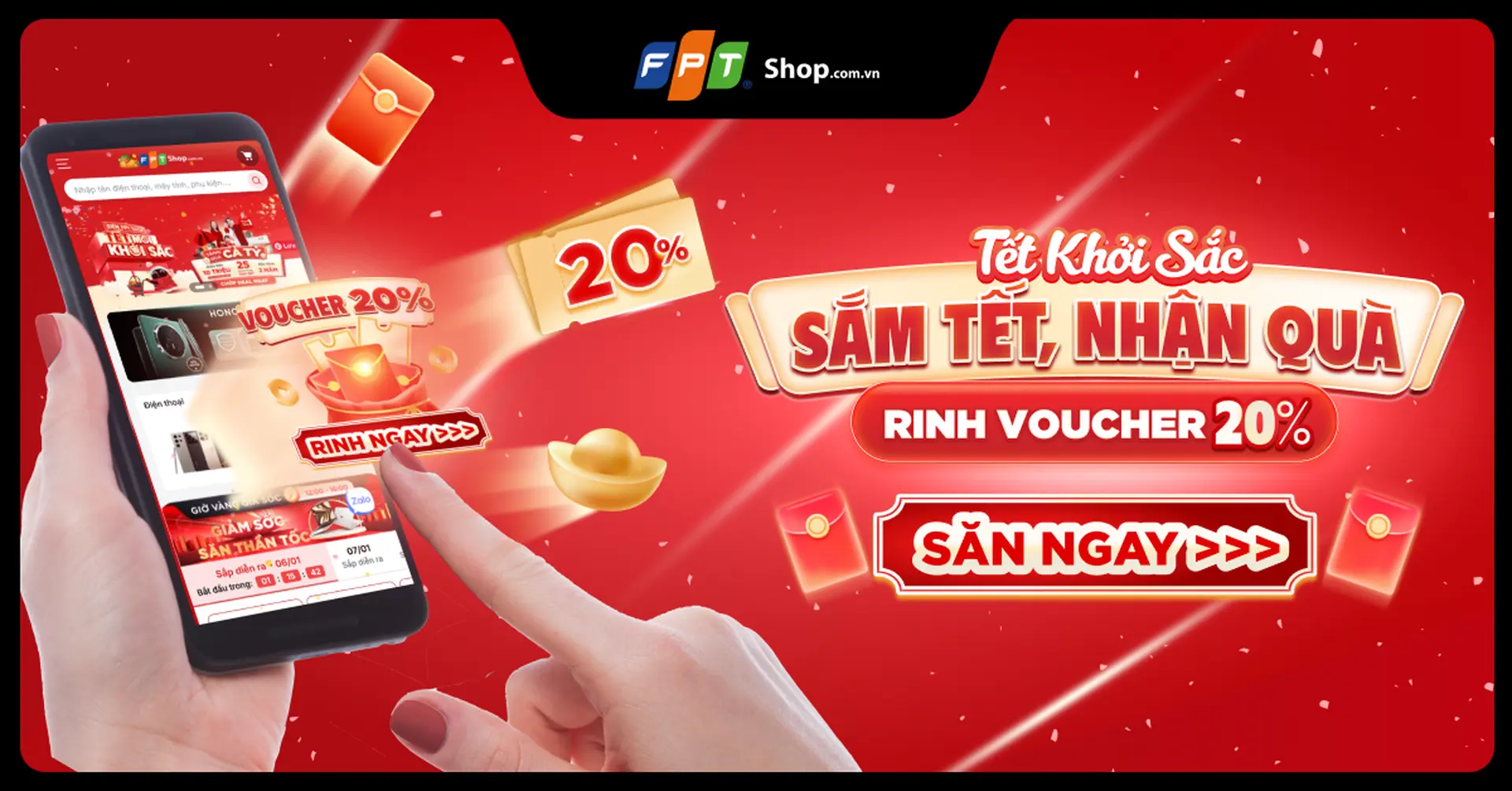 [Minigame] Tết khởi sắc: Sắm Tết, Nhận Quà - Rinh voucher 20%