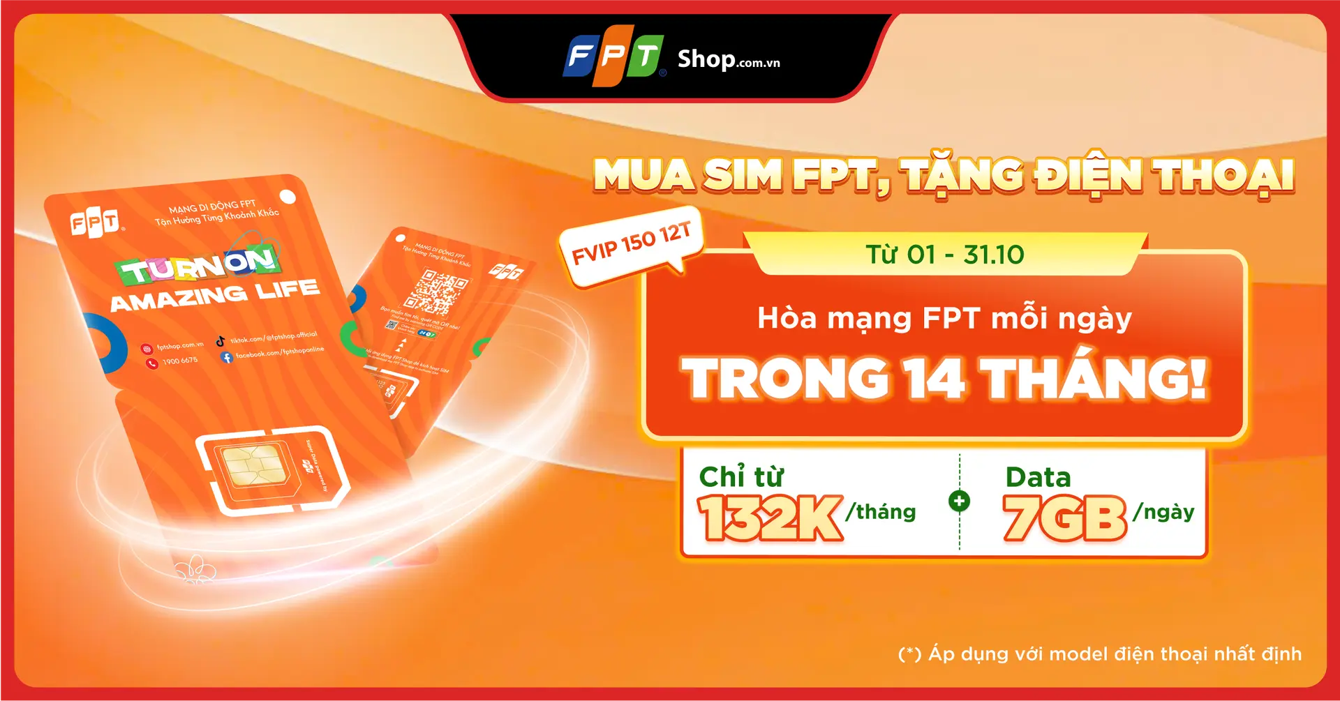 Mua SIM tặng điện thoại 4G - Mạng FPT đỉnh chóp