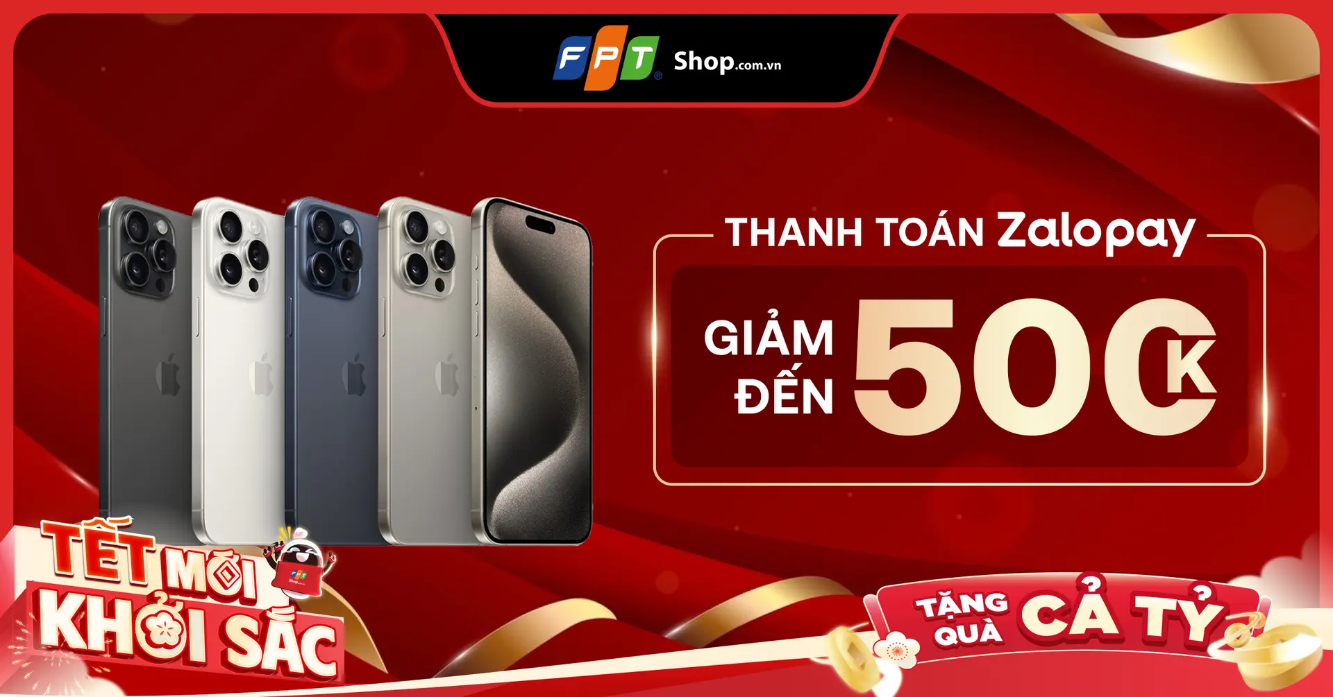 Giảm đến 500.000Đ khi thanh toán iPhone 16 Series qua Zalopay