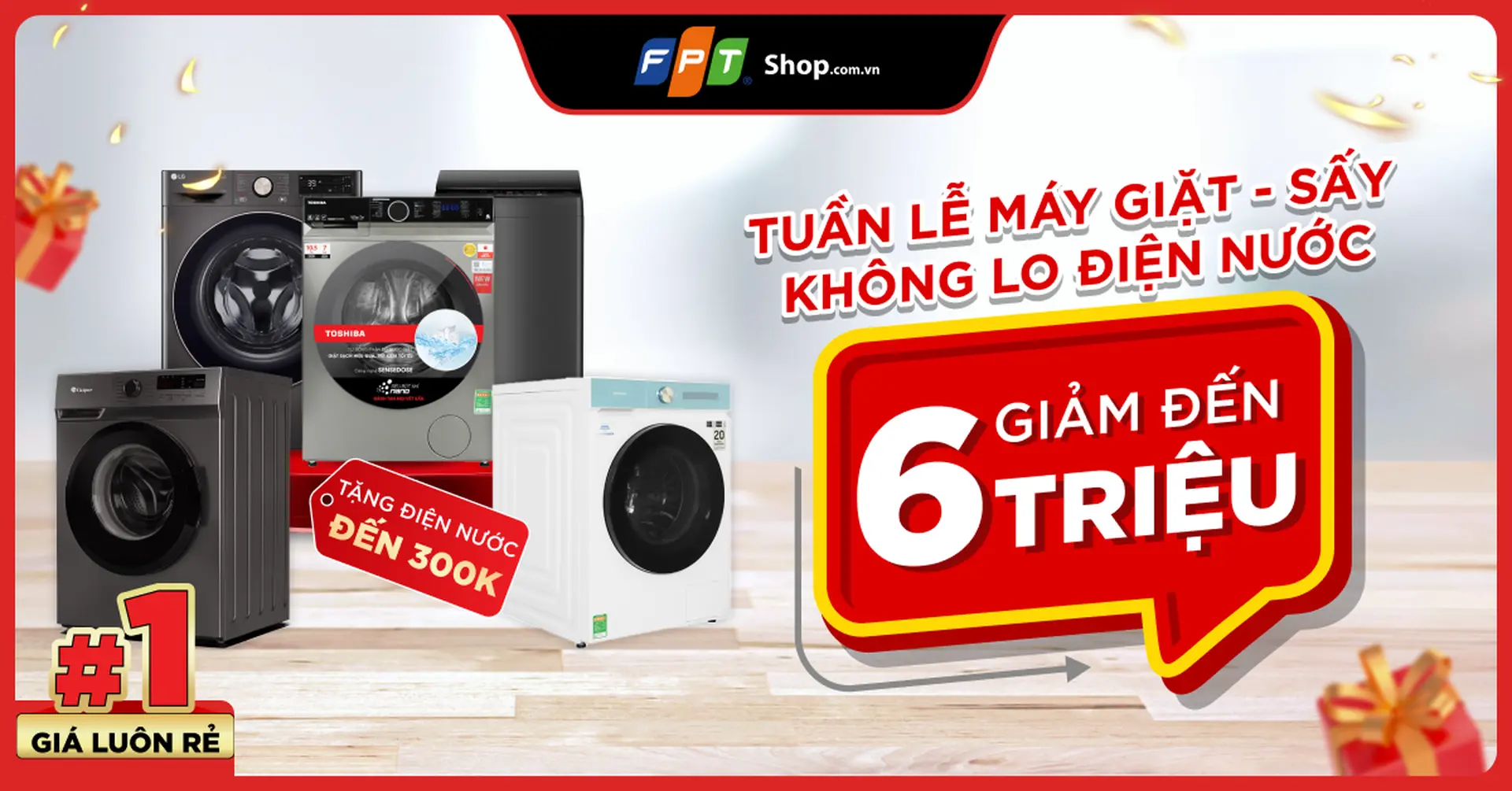 Tuần lễ Máy giặt, sấy: Giá hết sẩy, không lo điện nước.