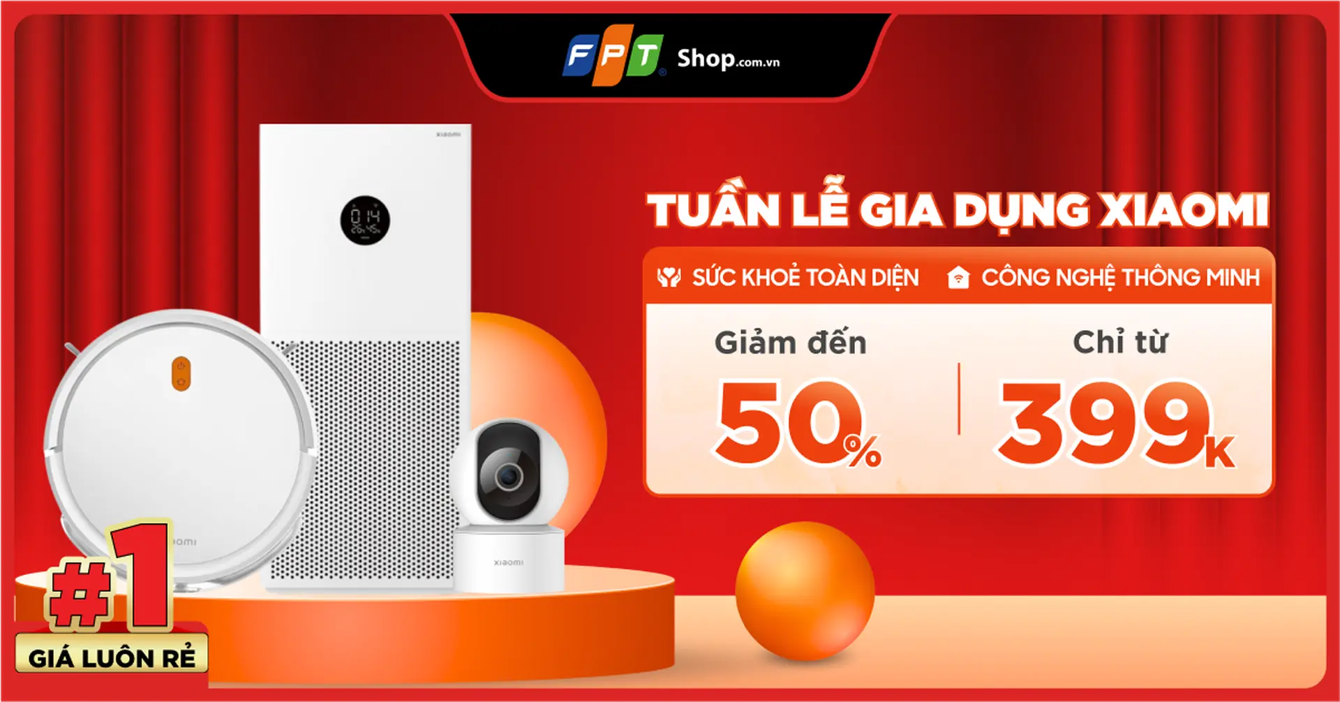 Tuần Lễ Xiaomi - Deal hời quá đi: Giảm đến 50%, giá chỉ từ 399.000 đồng