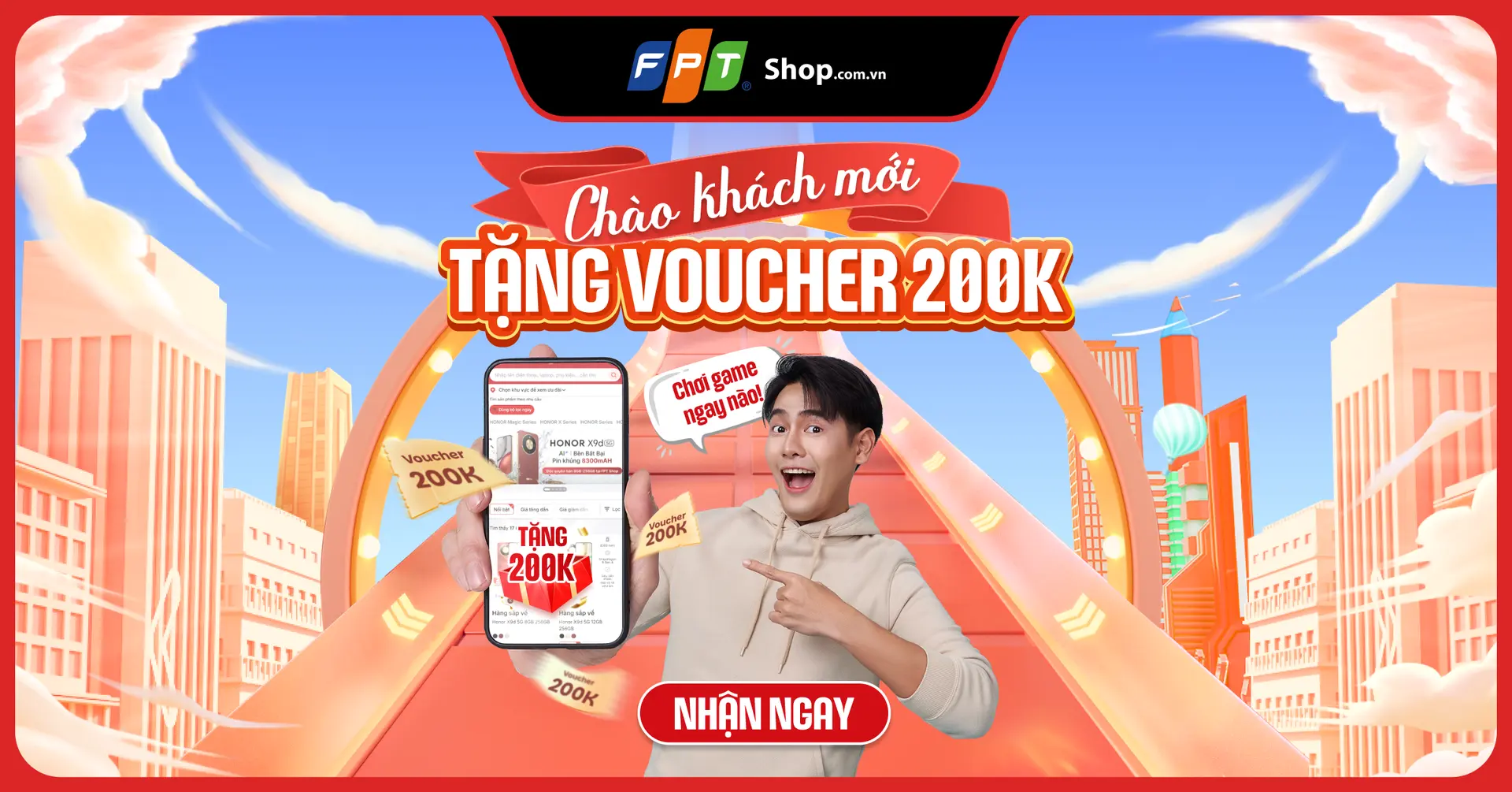 [Minigame] Chào Khách Hàng Mới - Mua Honor tặng voucher đến 200K 