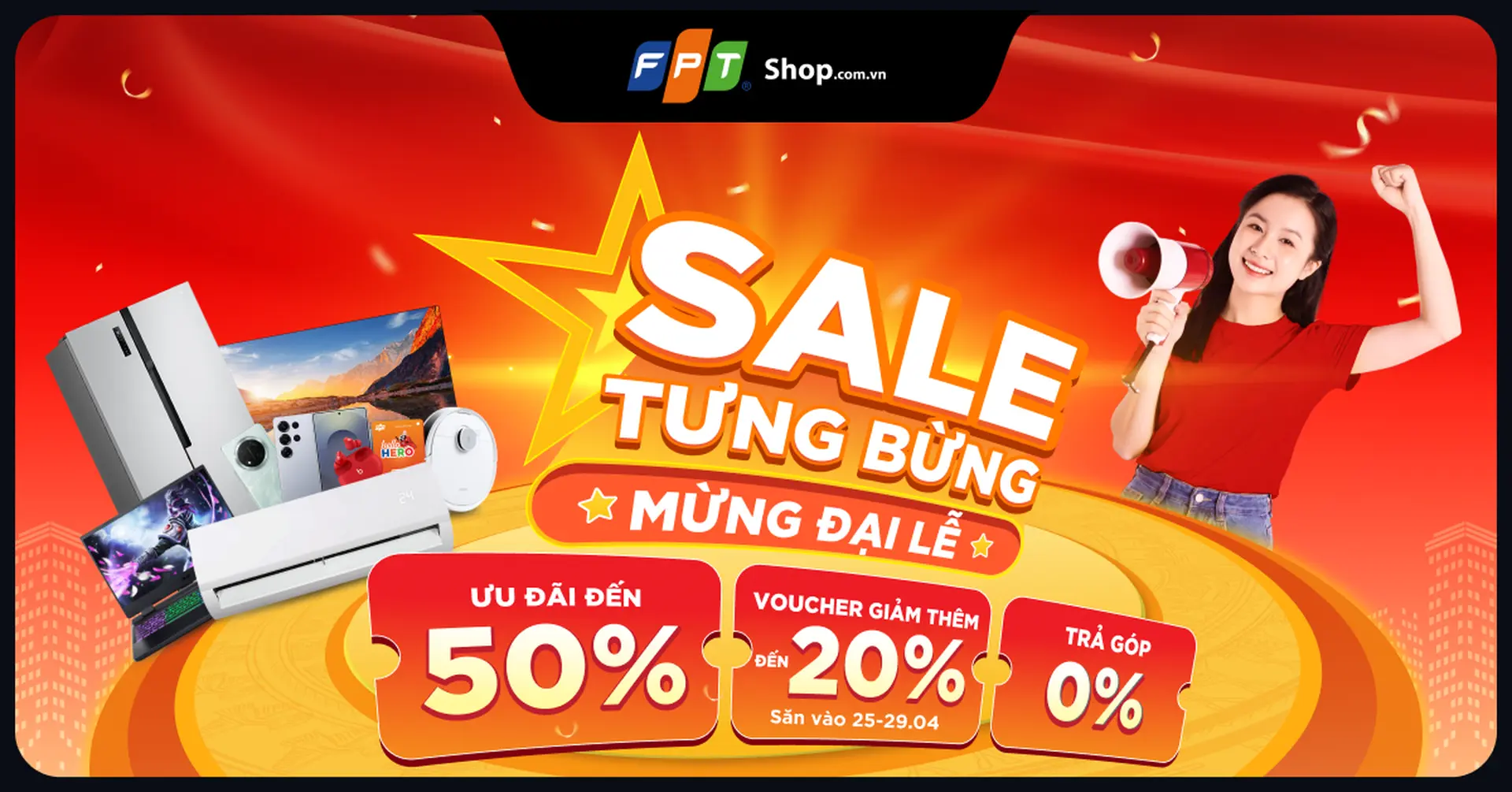 SALE TƯNG BỪNG – MỪNG ĐẠI LỄ