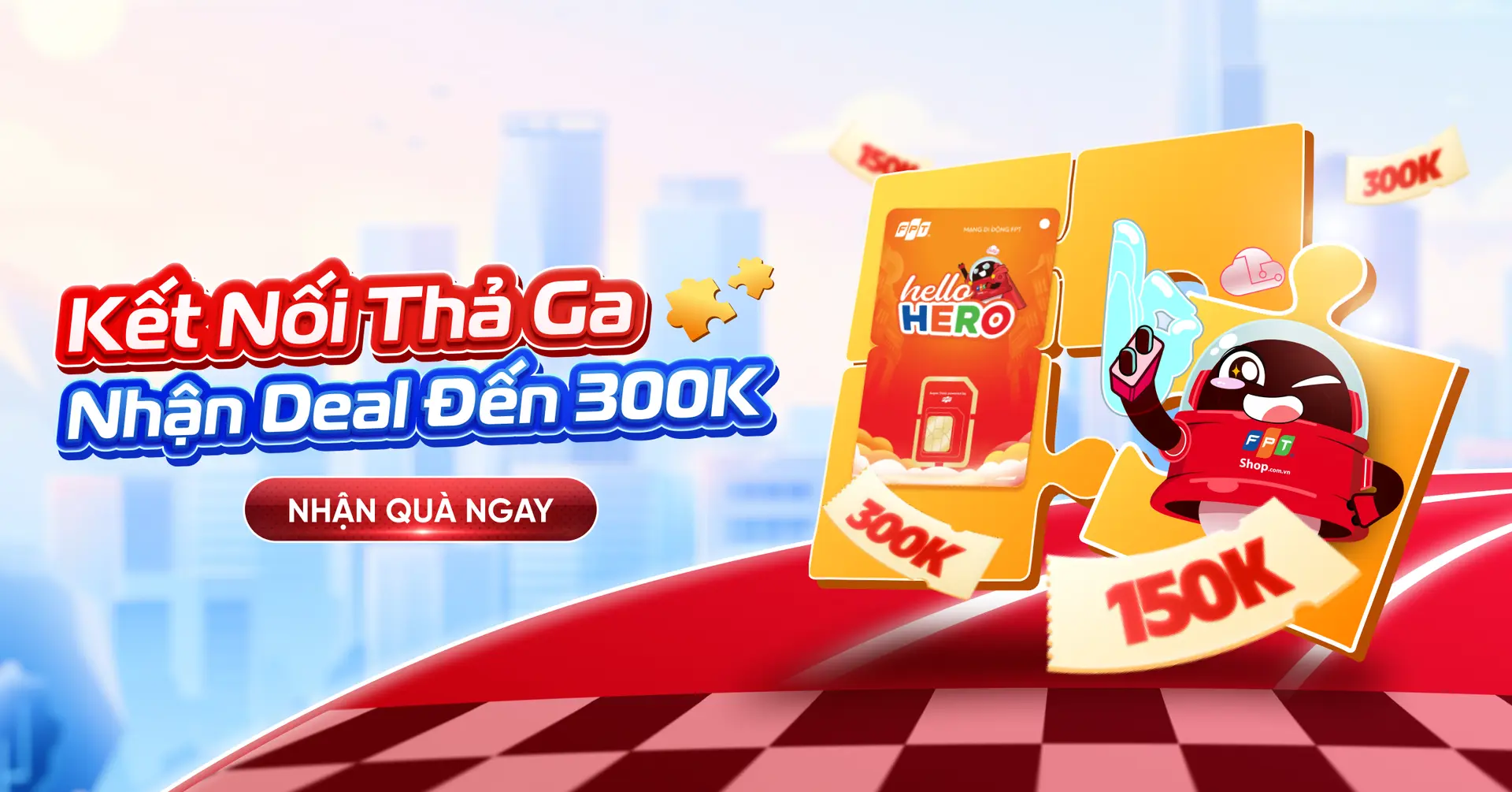 [Minigame] Kết nối thả ga - Nhận deal đến 300k