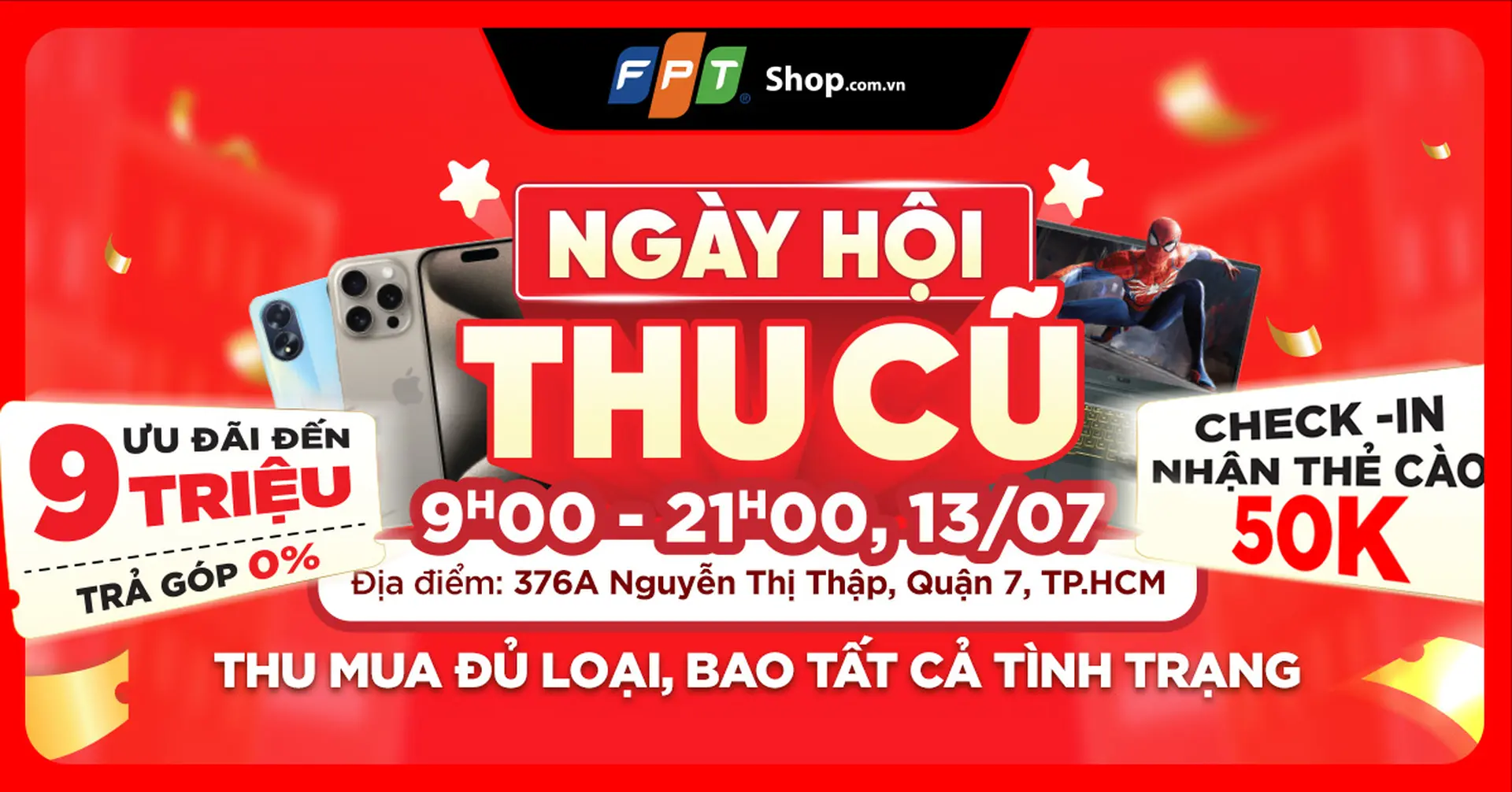 Ngày hội thu cũ: Ưu đãi lên đến 9 triệu, cứ đến là có quà